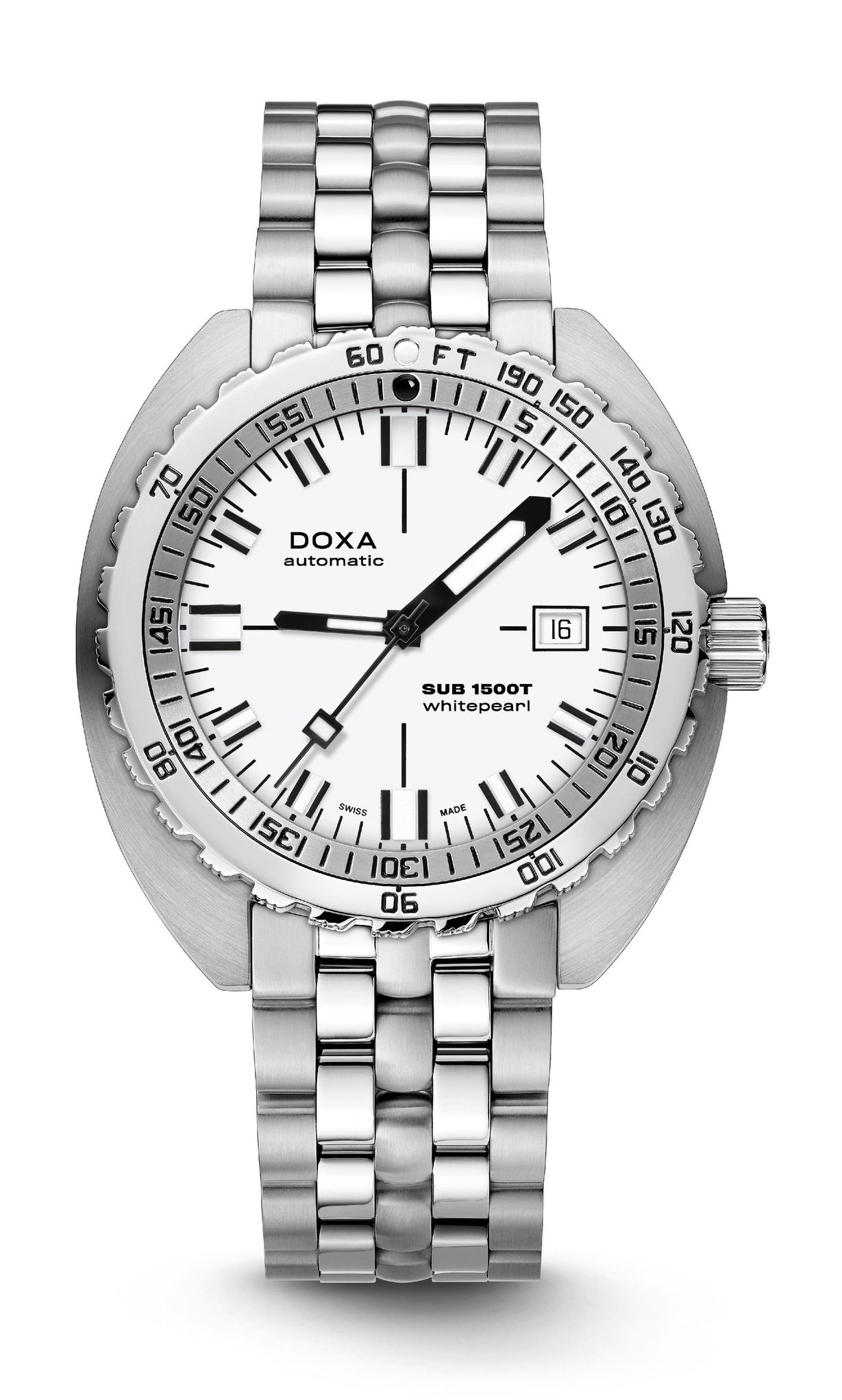 Doxa SUB 1500T Whitepearl watch