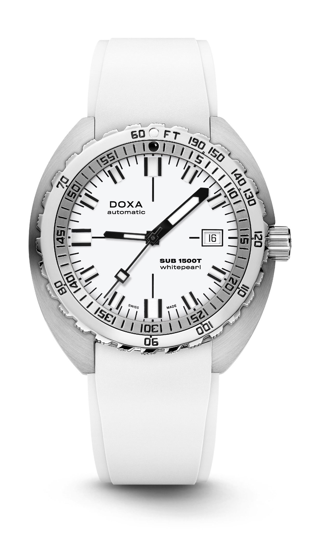 Doxa SUB 1500T Whitepearl watch
