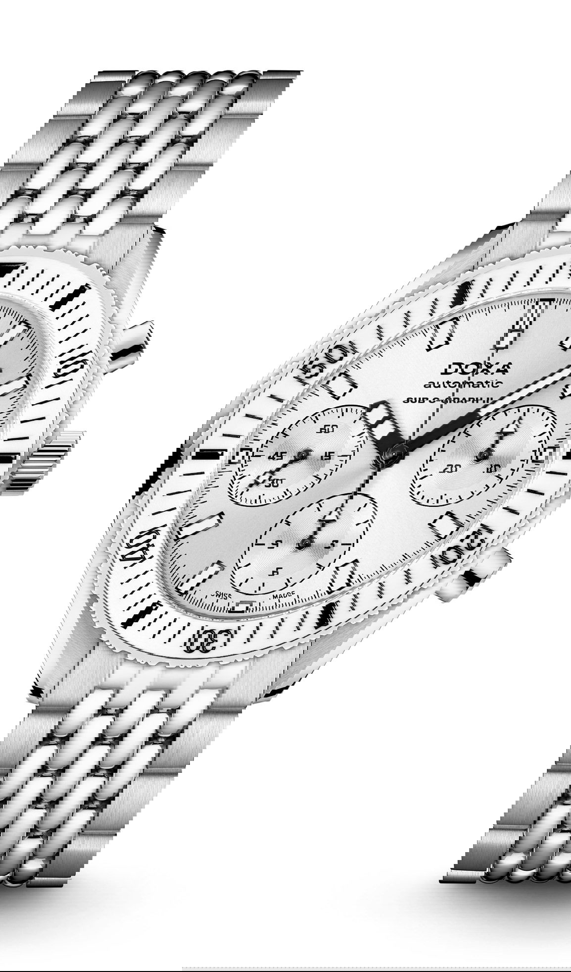 Doxa SUB 200 C-Graph II Whitepearl watch