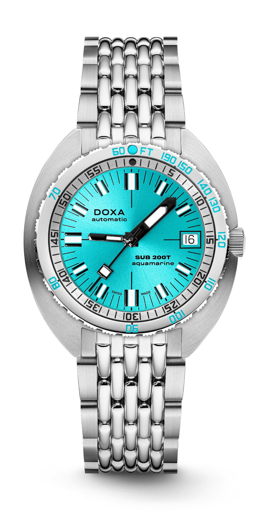 Doxa SUB 200T Aquamarine Sunray watch