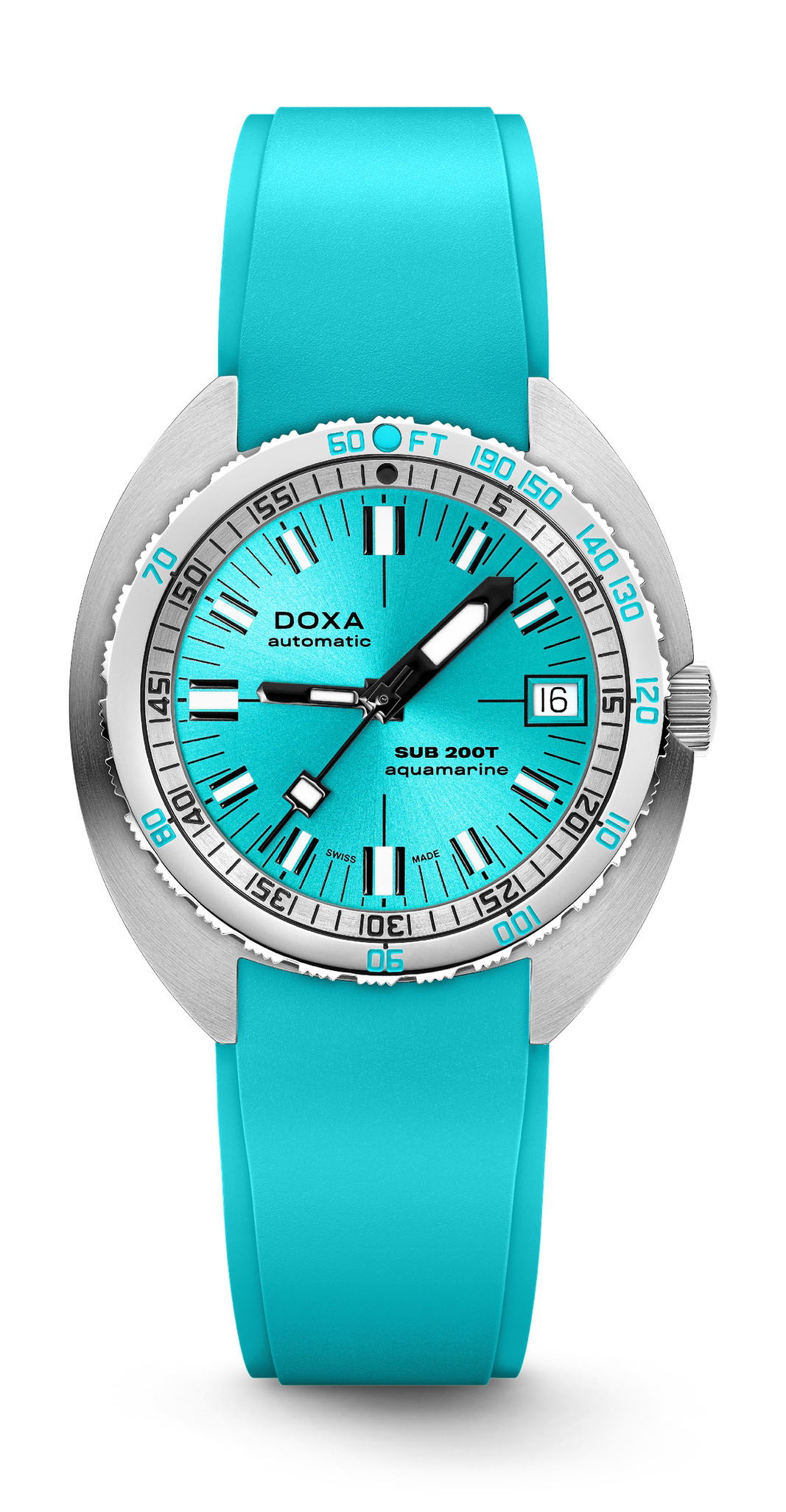 Doxa SUB 200T Aquamarine Sunray watch