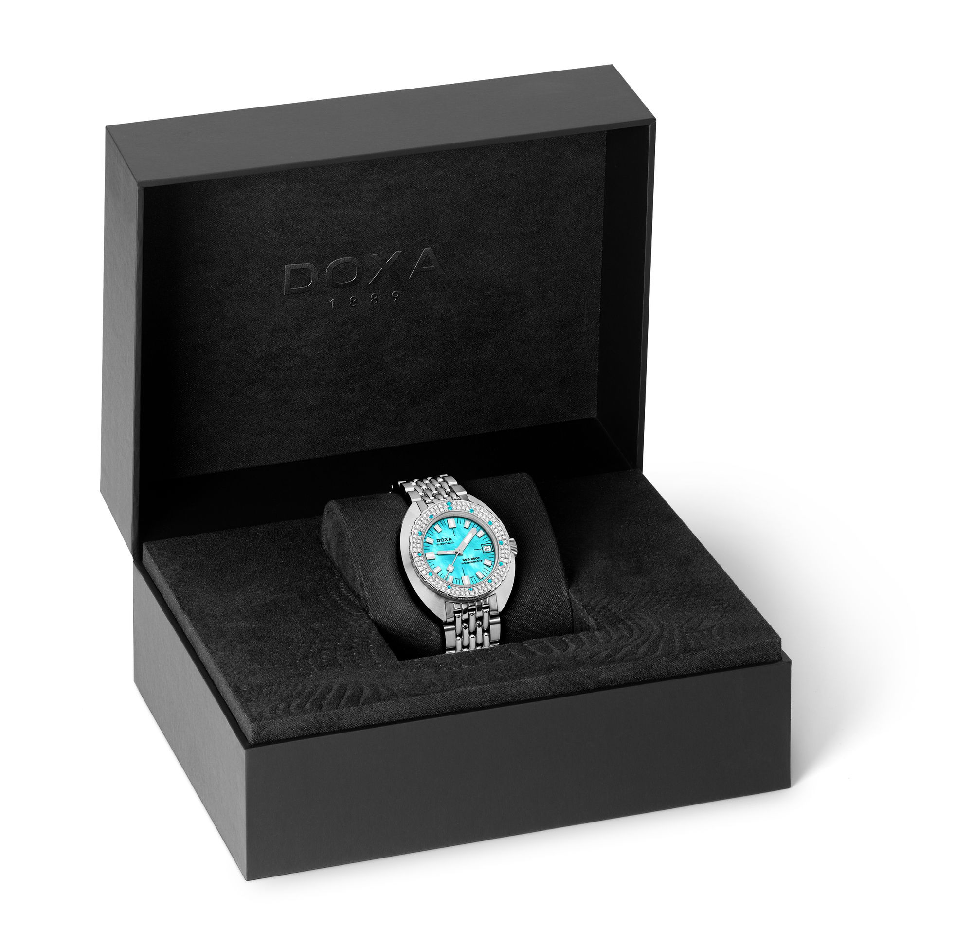 Doxa SUB 200T Diamonds Aquamarine - View 2