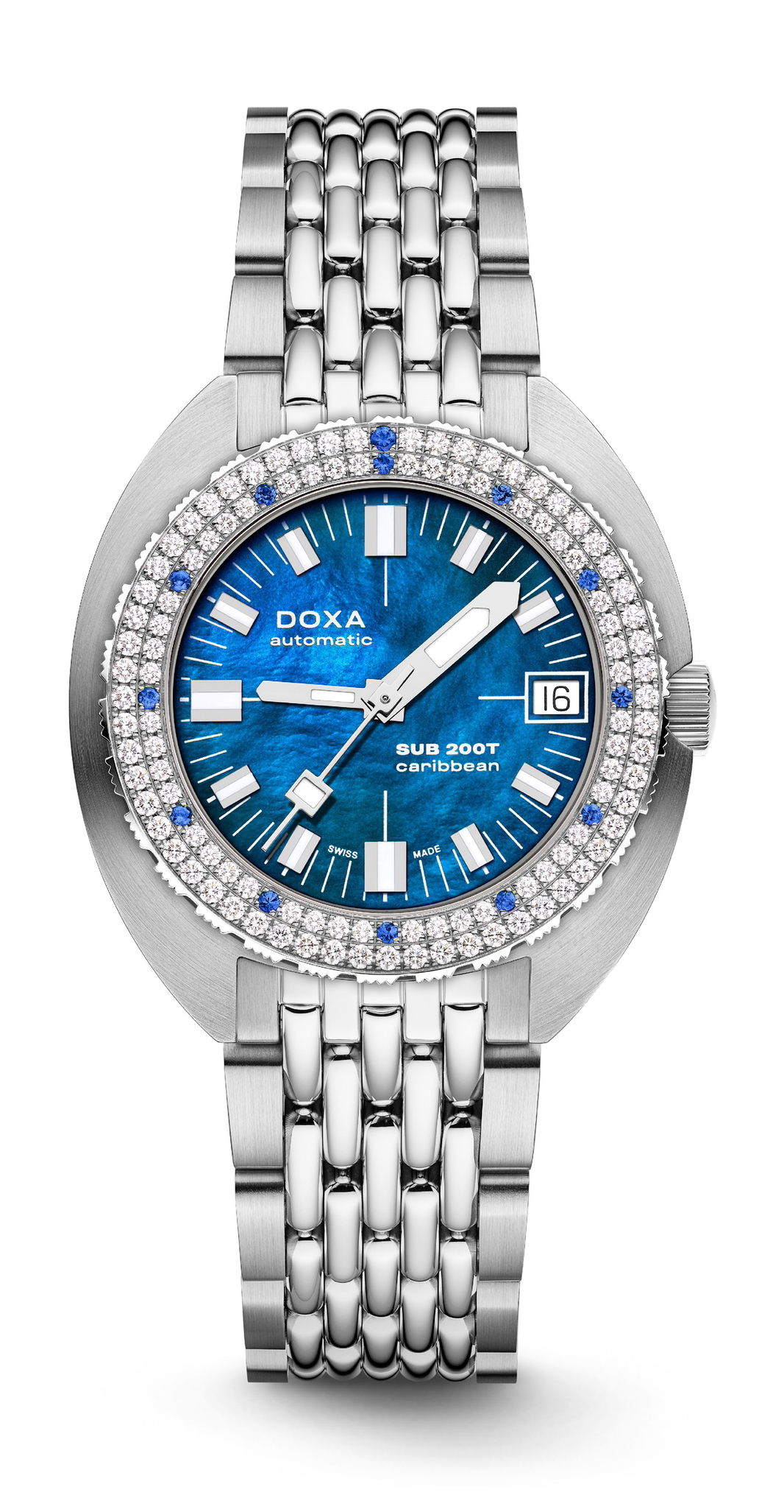 Doxa SUB 200T Diamonds Caribbean watch