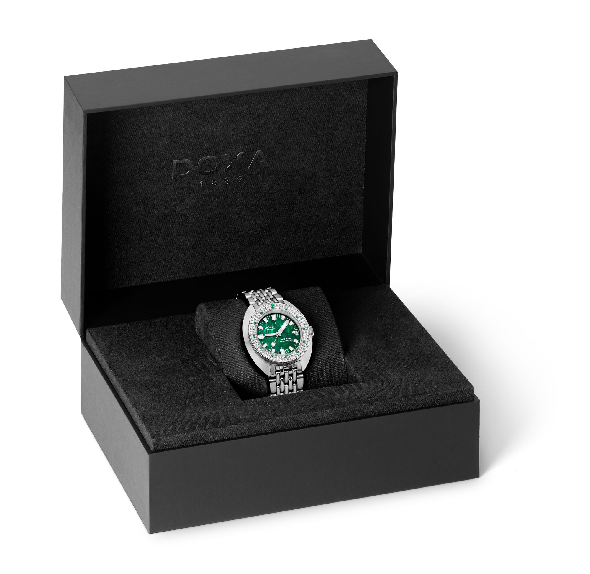 Doxa SUB 200T Diamonds Sea Emerald - View 2