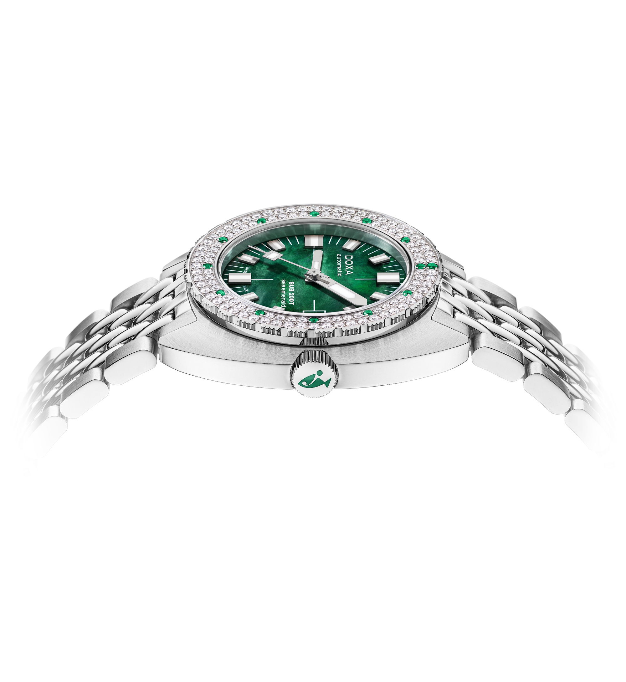 Doxa SUB 200T Diamonds Sea Emerald - View 3