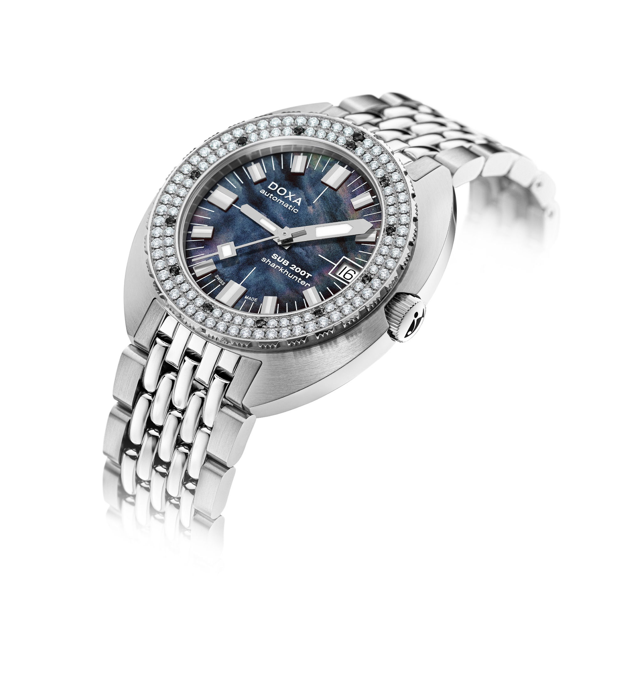 Doxa SUB 200T Diamonds Sharkhunter - View 3