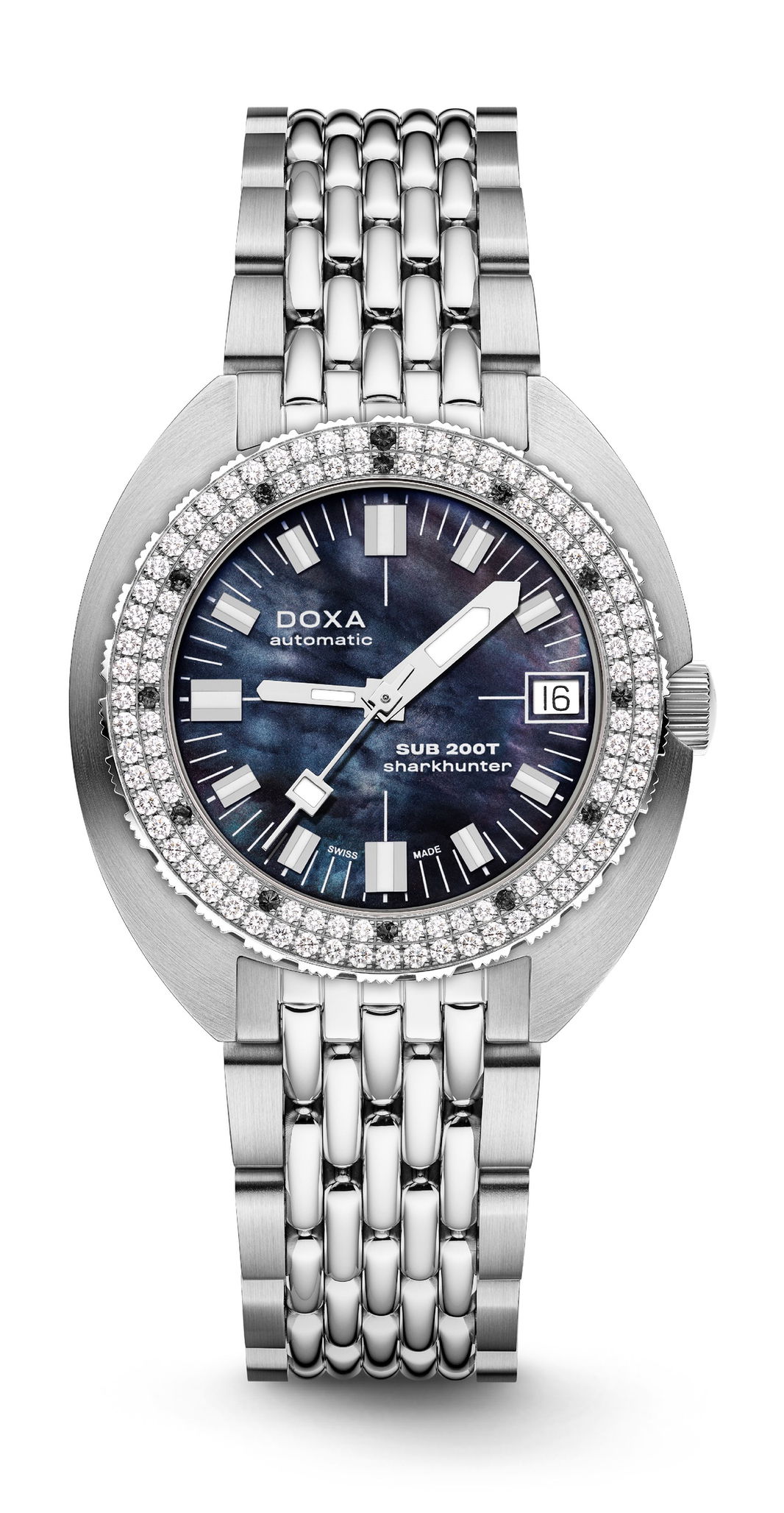Doxa SUB 200T Diamonds Sharkhunter watch
