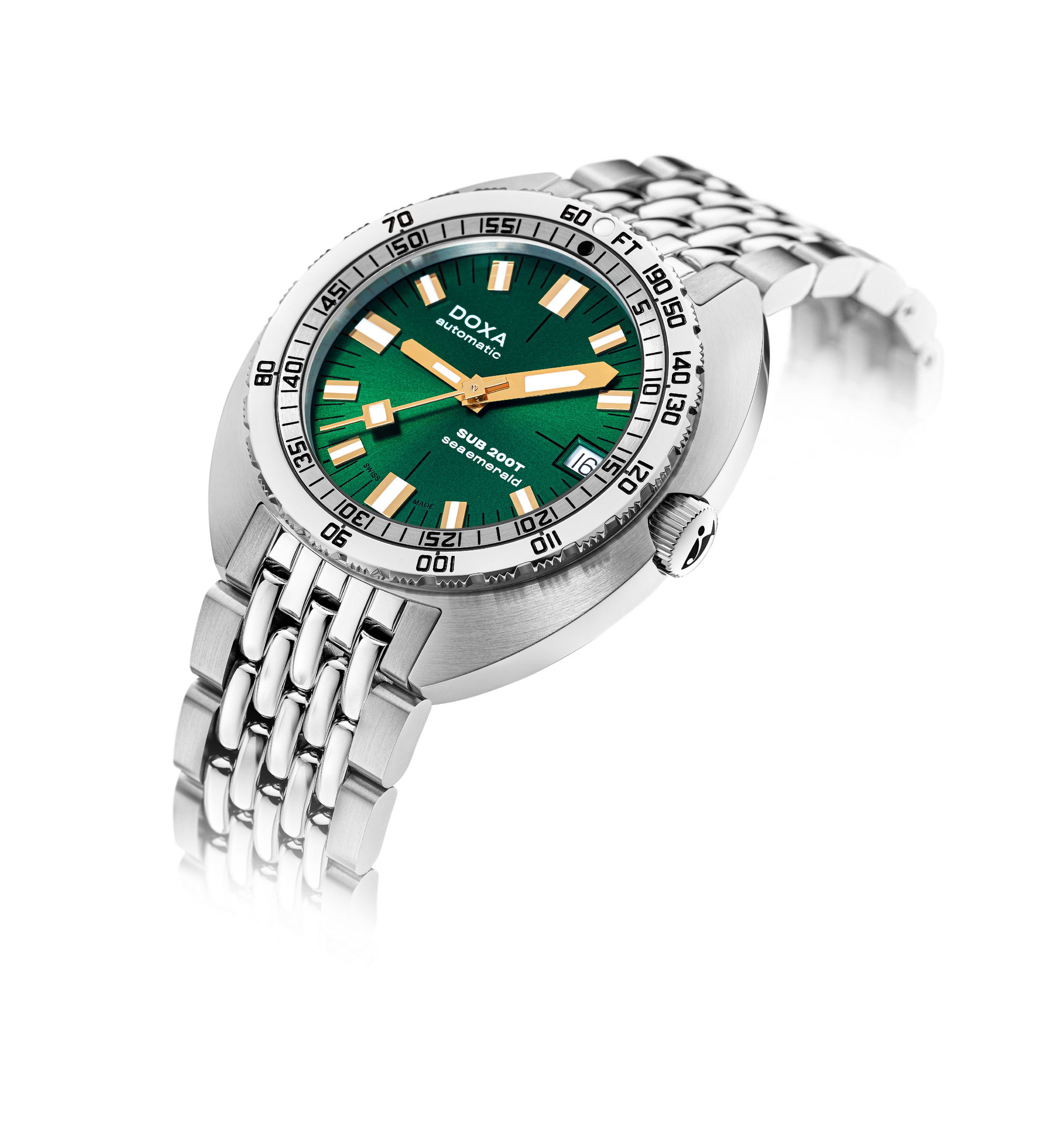 Doxa SUB 200T Sea Emerald Sunray - View 3