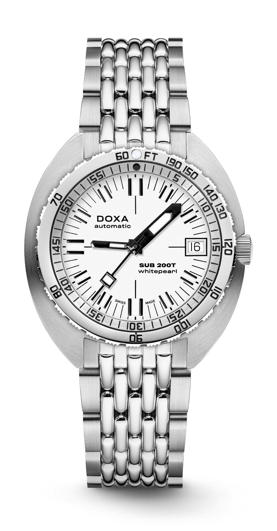 Doxa SUB 200T Whitepearl Iconic watch