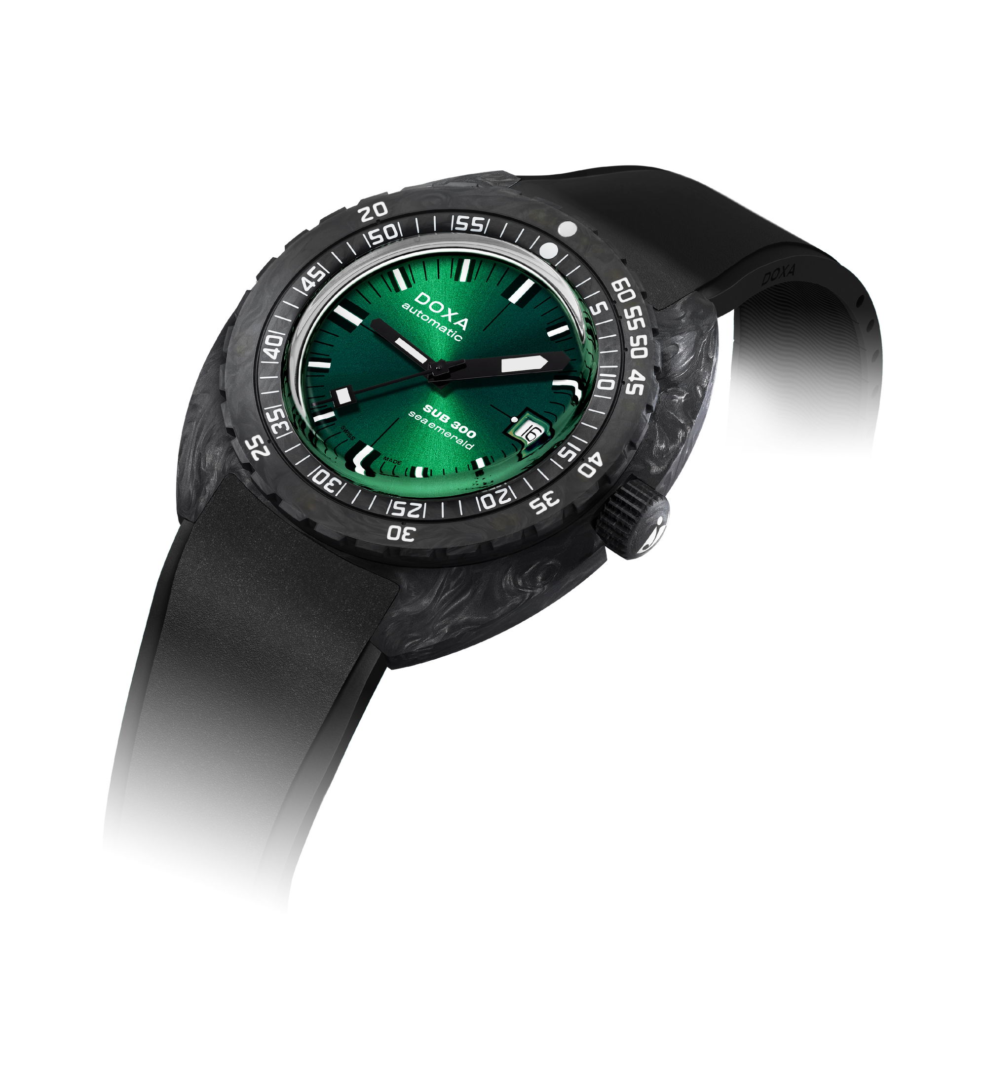 Doxa SUB 300 Carbon Sea Emerald - View 2