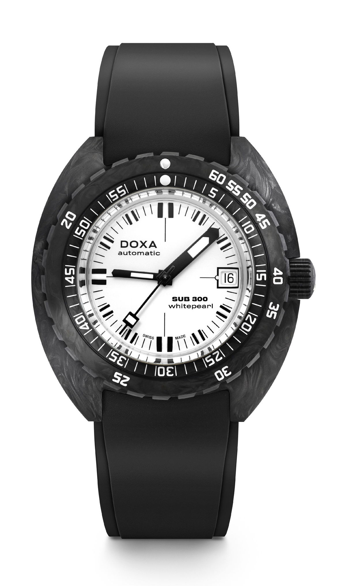 Doxa SUB 300 Carbon Whitepearl watch