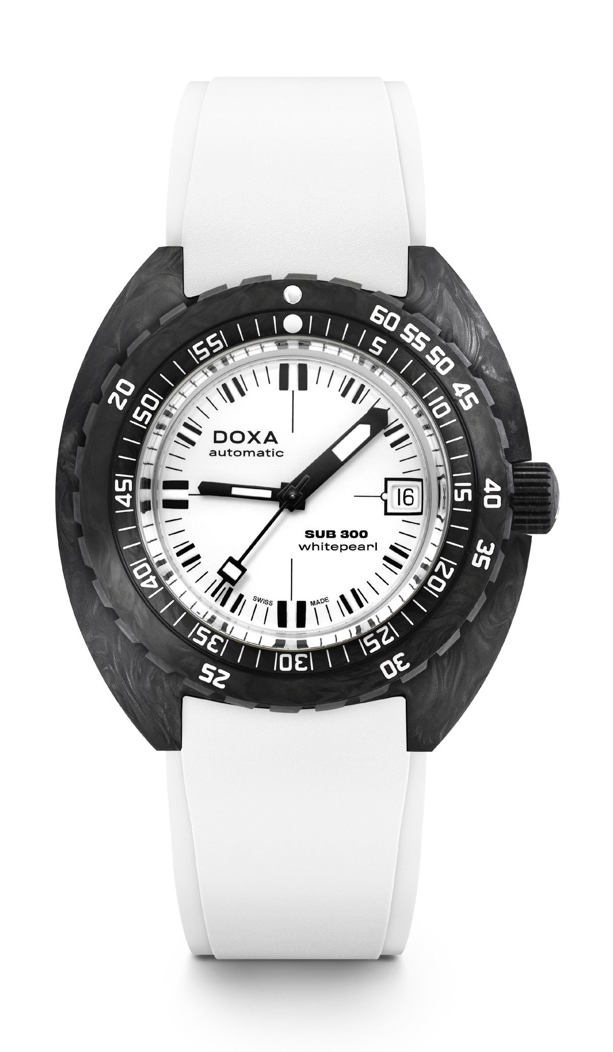 Doxa SUB 300 Carbon Whitepearl watch