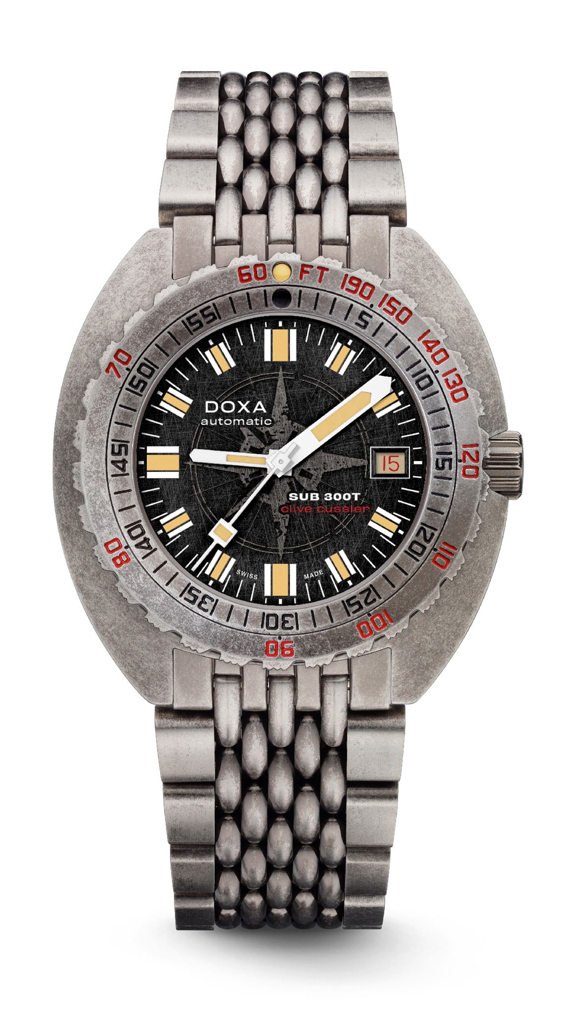 Doxa SUB 300T Sharkhunter Clive Cussler watch