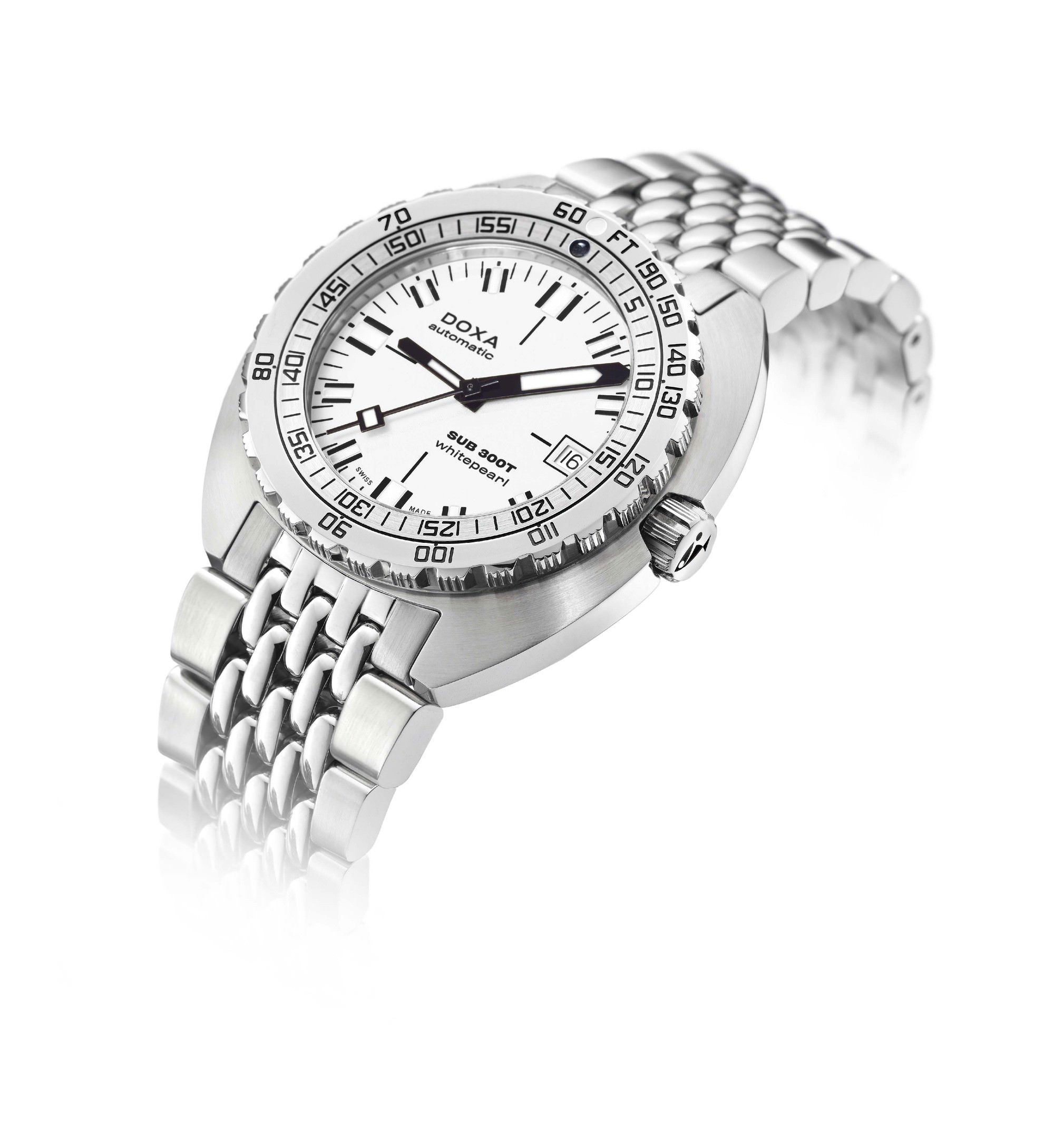 Doxa SUB 300T Whitepearl - View 3