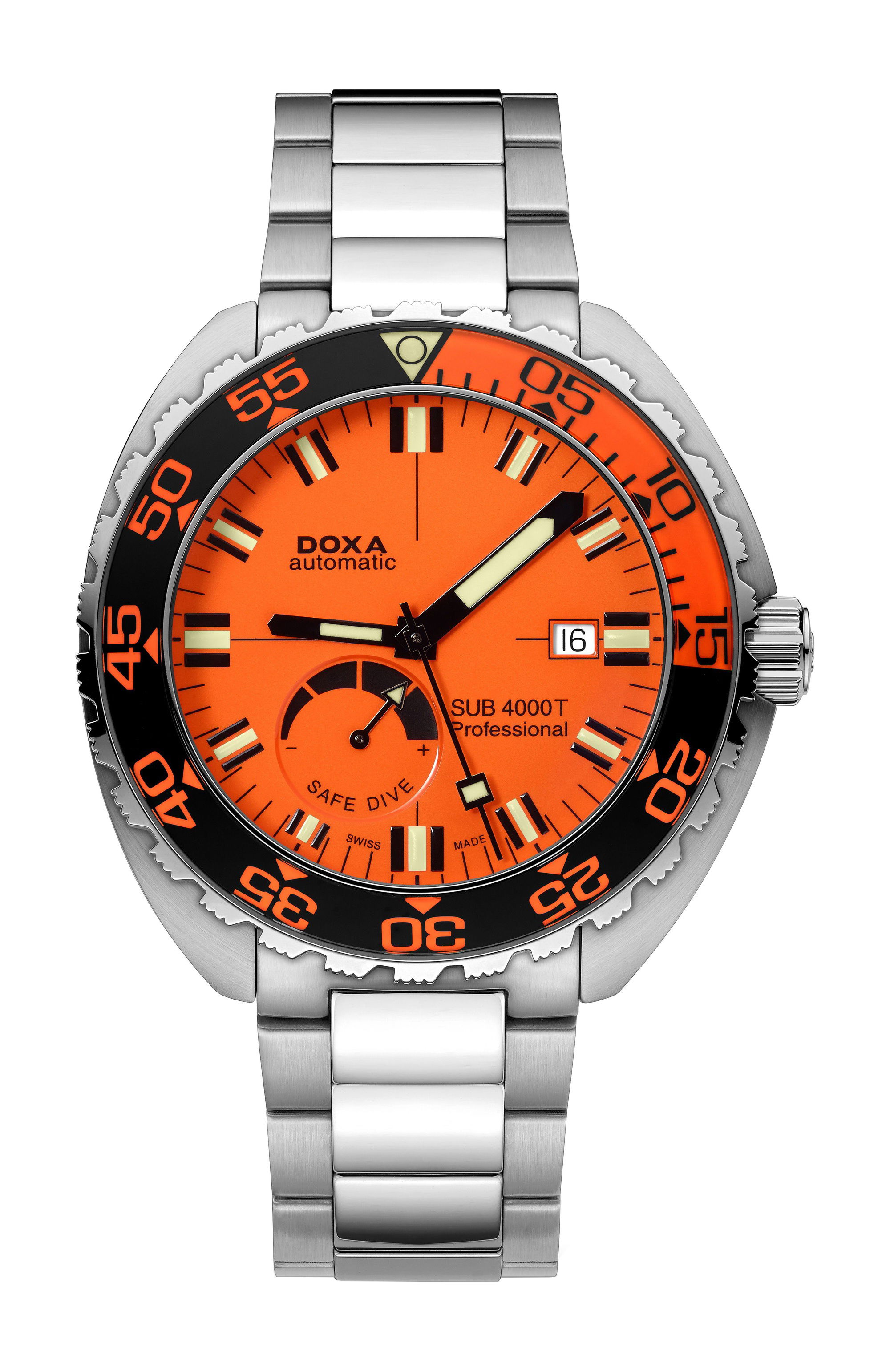 Doxa SUB 4000T Professional Sapphire Bezel watch