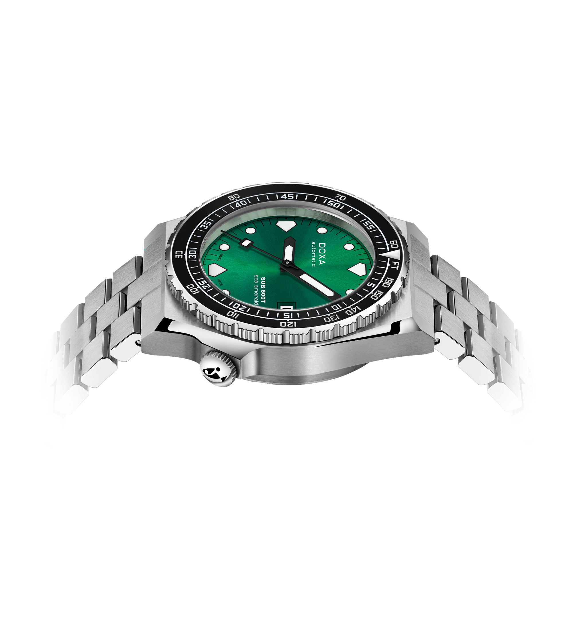 Doxa SUB 600T Sea Emerald Ceramic Bezel - View 2