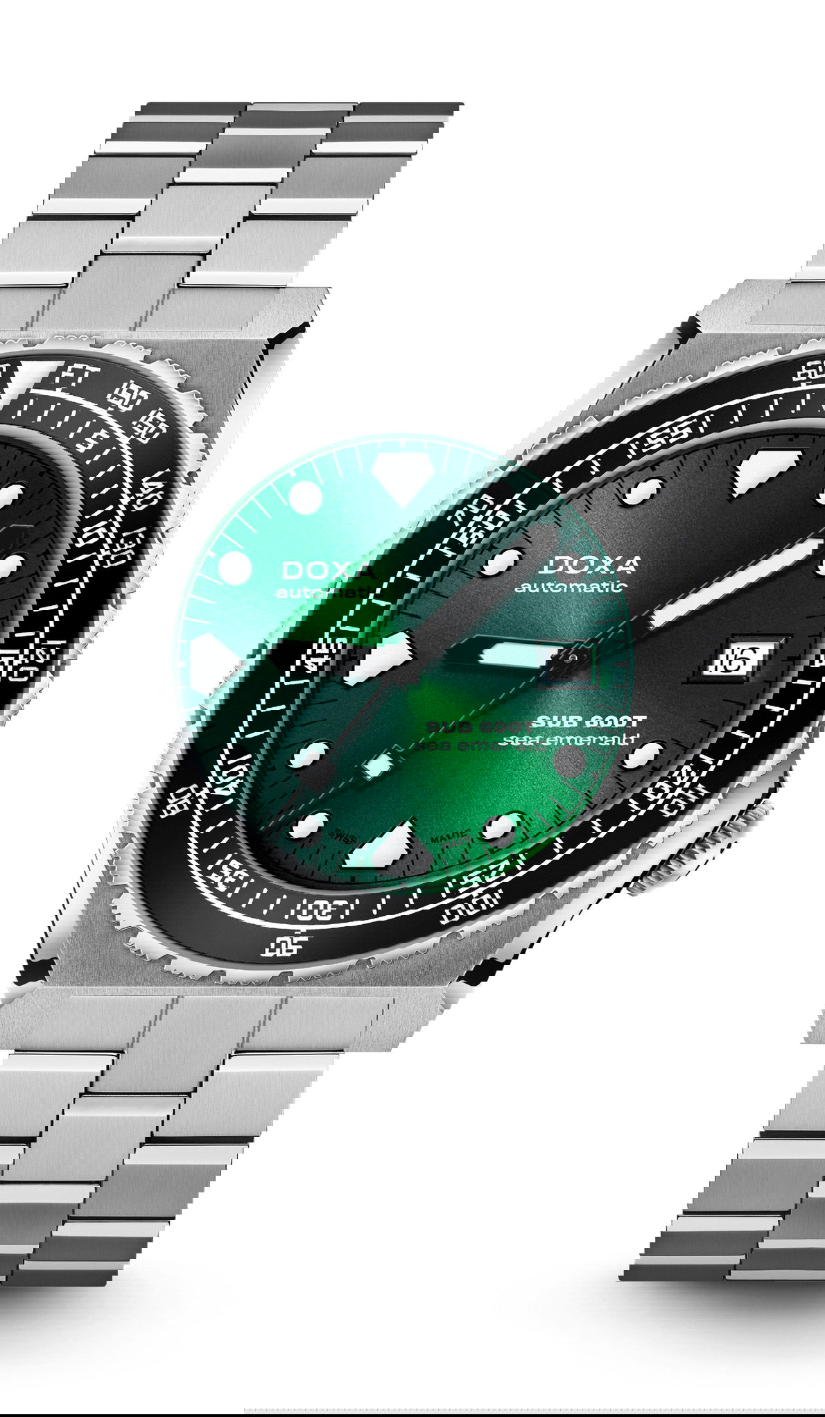 Doxa SUB 600T Sea Emerald Ceramic Bezel watch