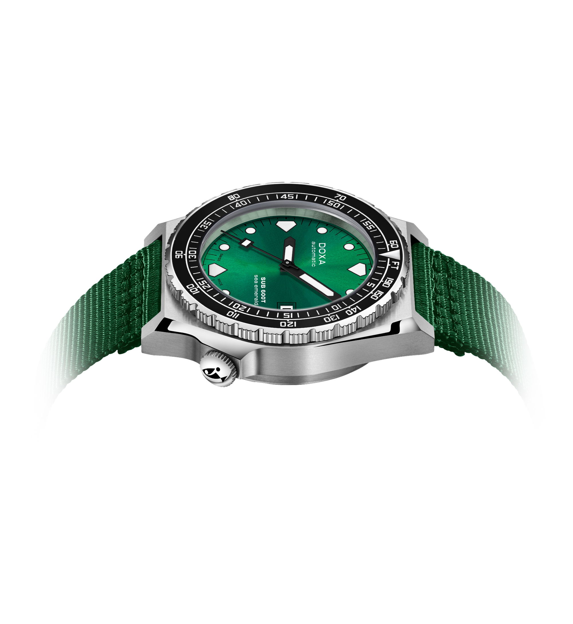 Doxa SUB 600T Sea Emerald Ceramic Bezel - View 2