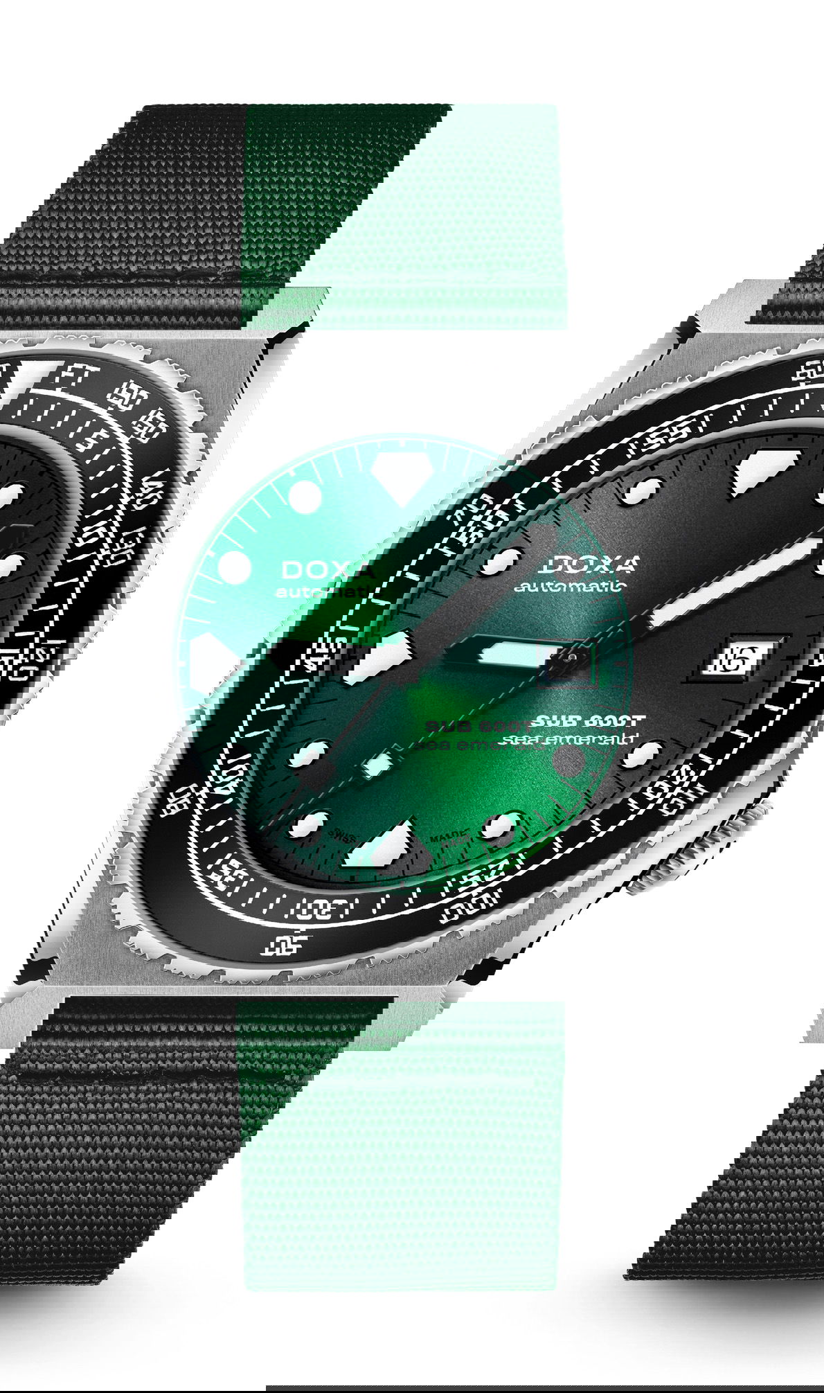 Doxa SUB 600T Sea Emerald Ceramic Bezel watch