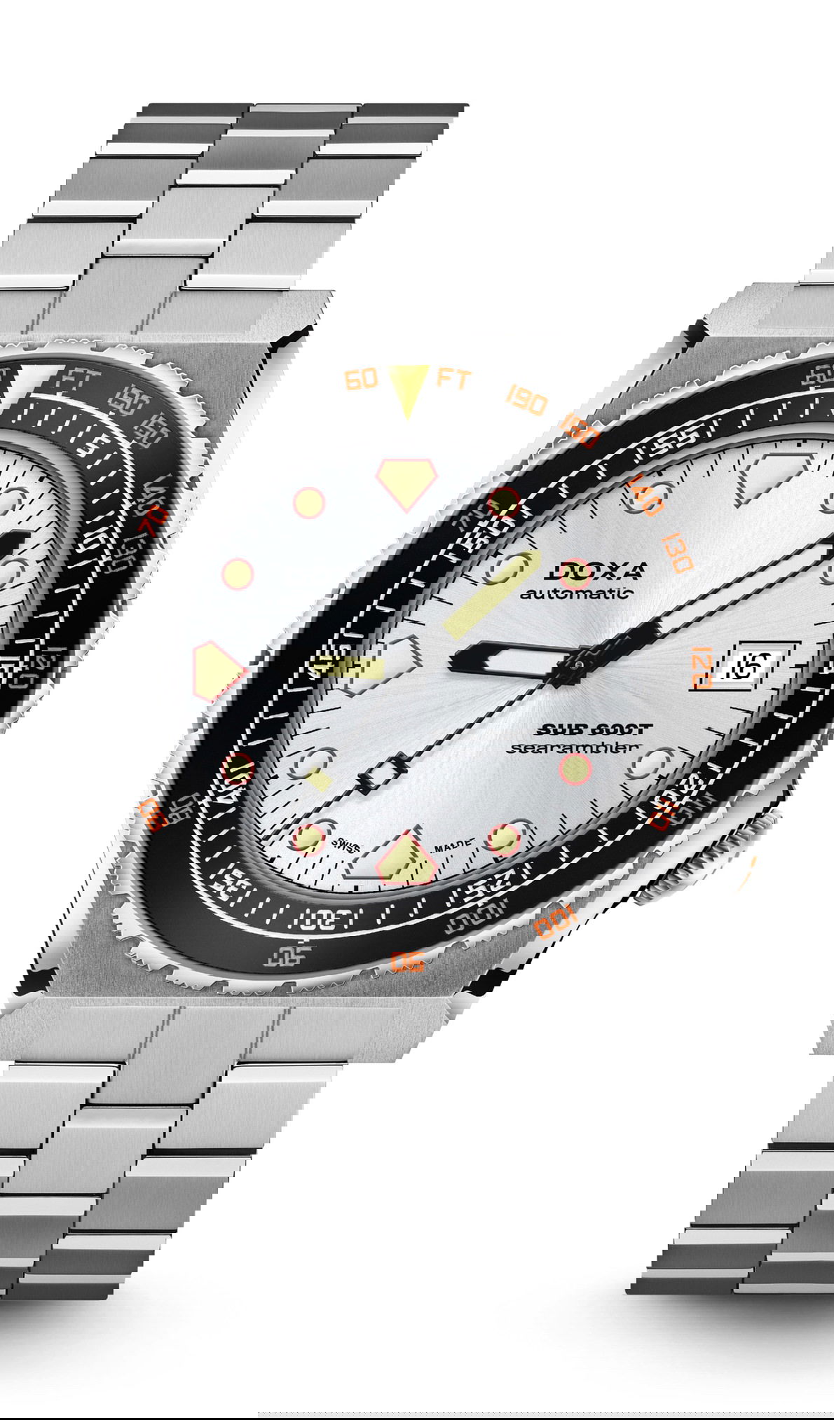 Doxa SUB 600T Searambler Ceramic Bezel watch