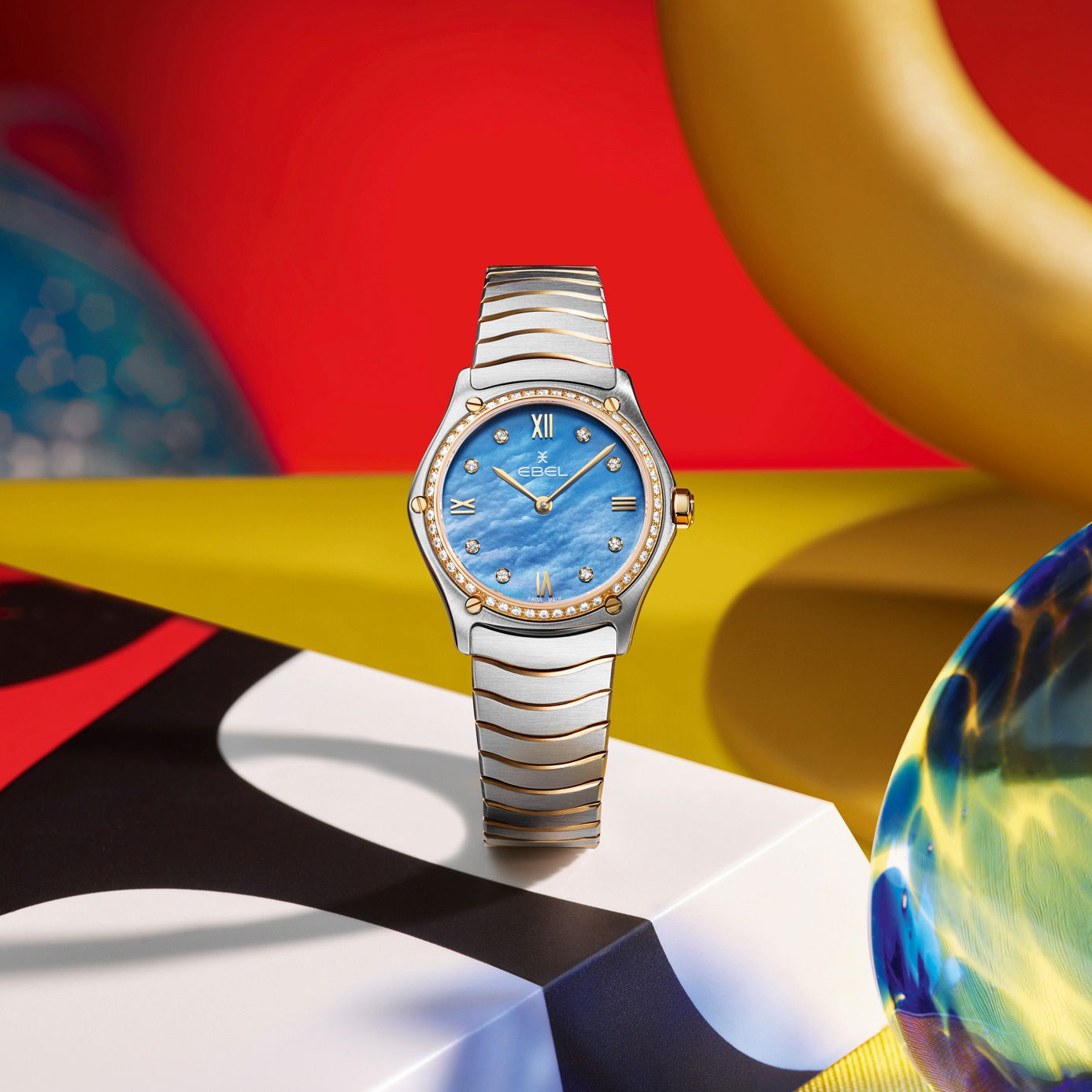 Ebel Sport Classic Lady Tranquil Blue - View 2
