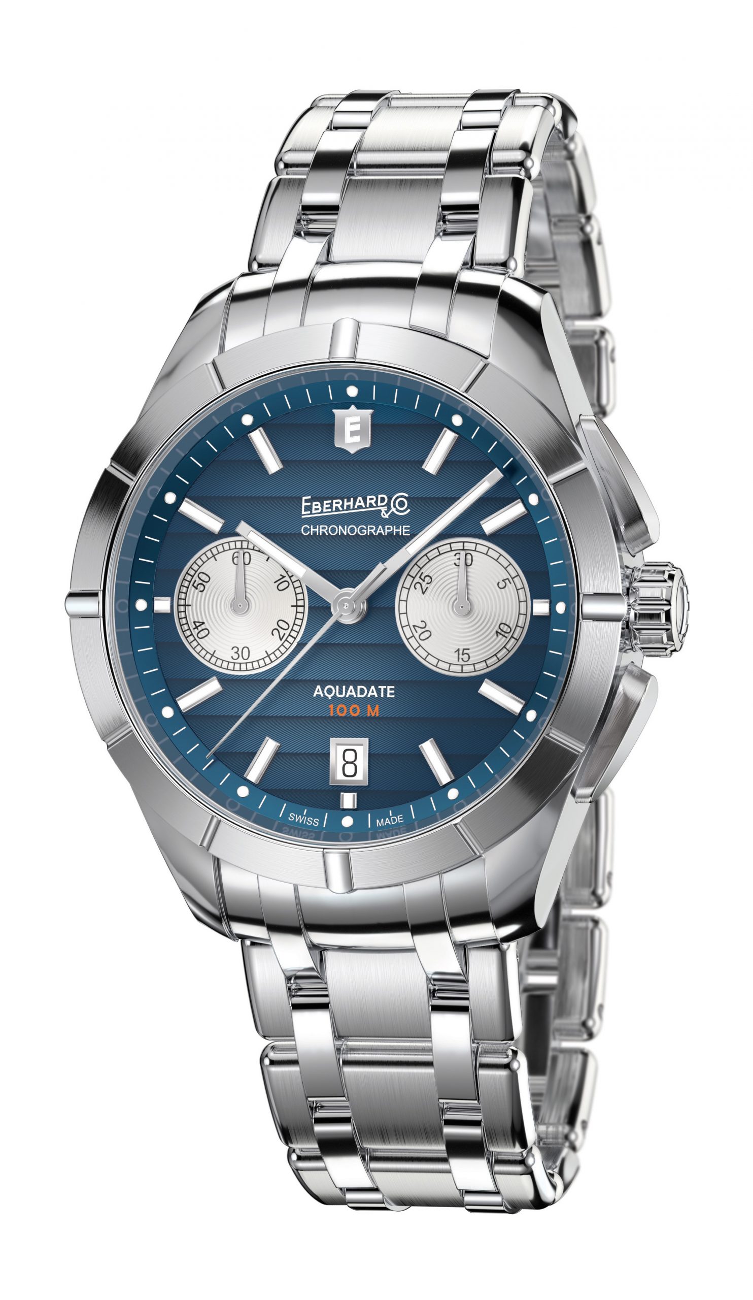 Eberhard & Co Aquadate Chrono watch