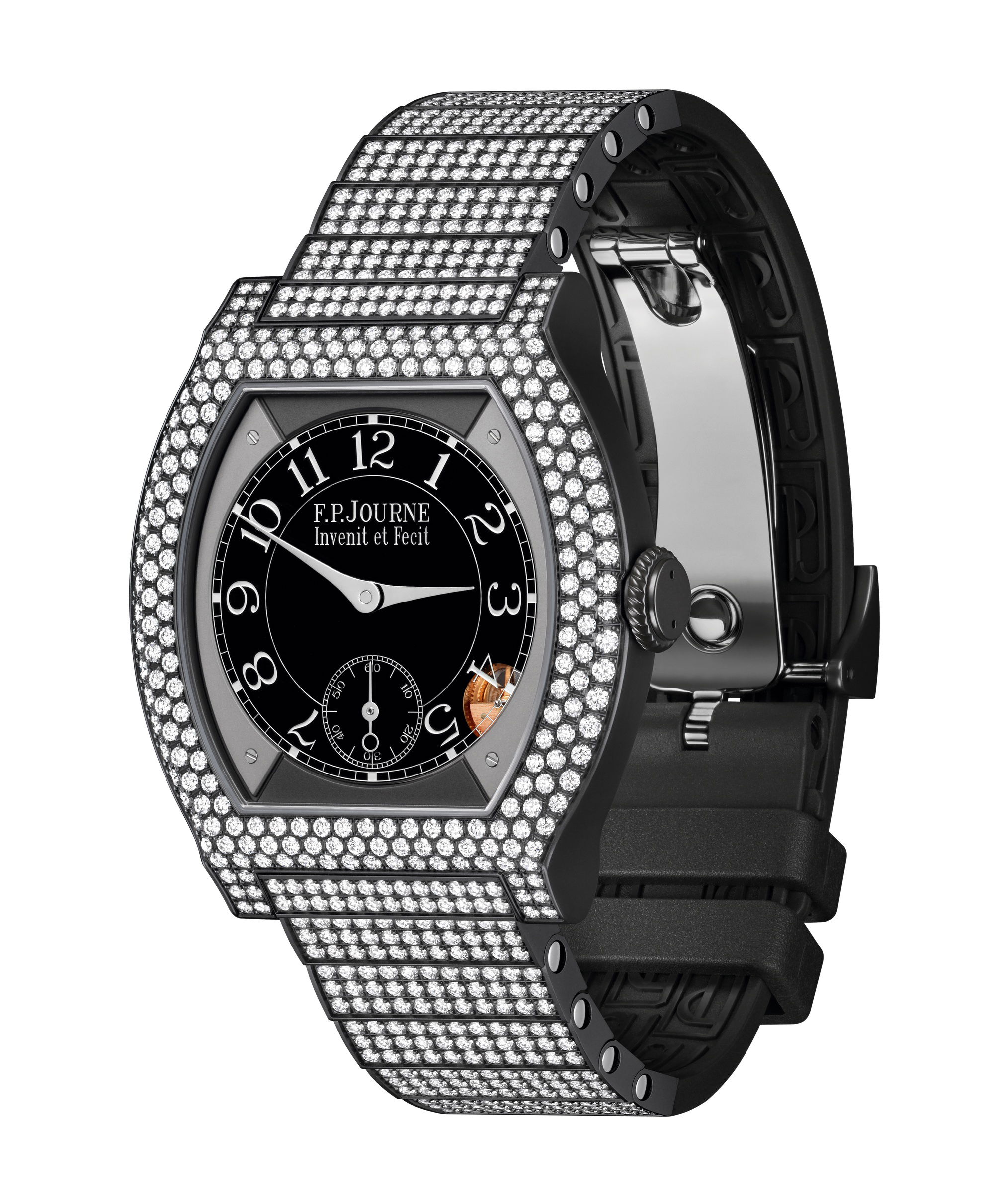 F.P.Journe élégante 40 Titalyt 12 Rows of Diamonds with Set Bracelet - View 3