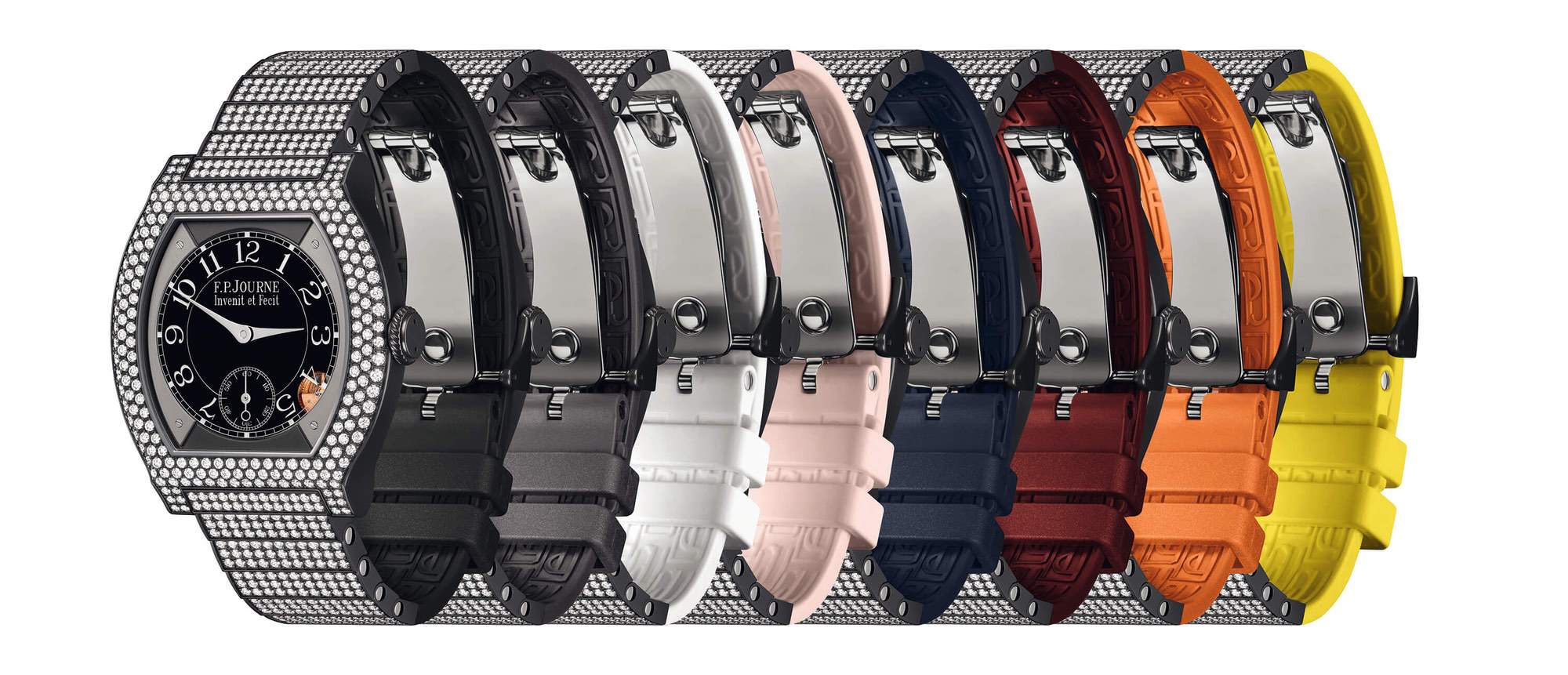F.P.Journe élégante 40 Titalyt 12 Rows of Diamonds with Set Bracelet - View 3