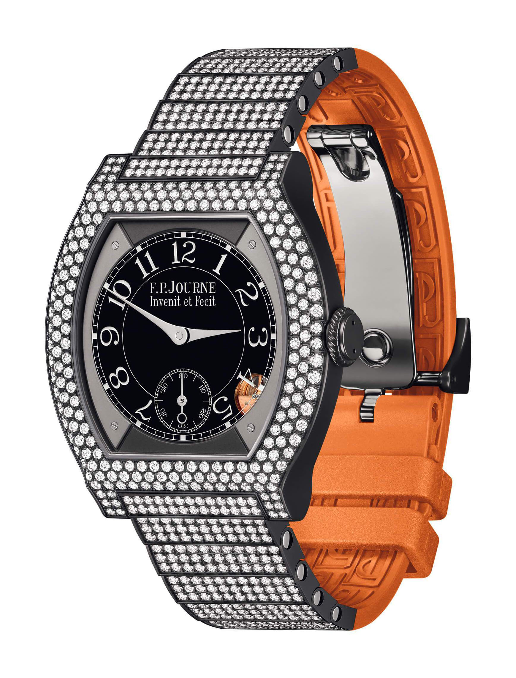 F.P.Journe élégante 40 Titalyt 12 Rows of Diamonds with Set Bracelet watch