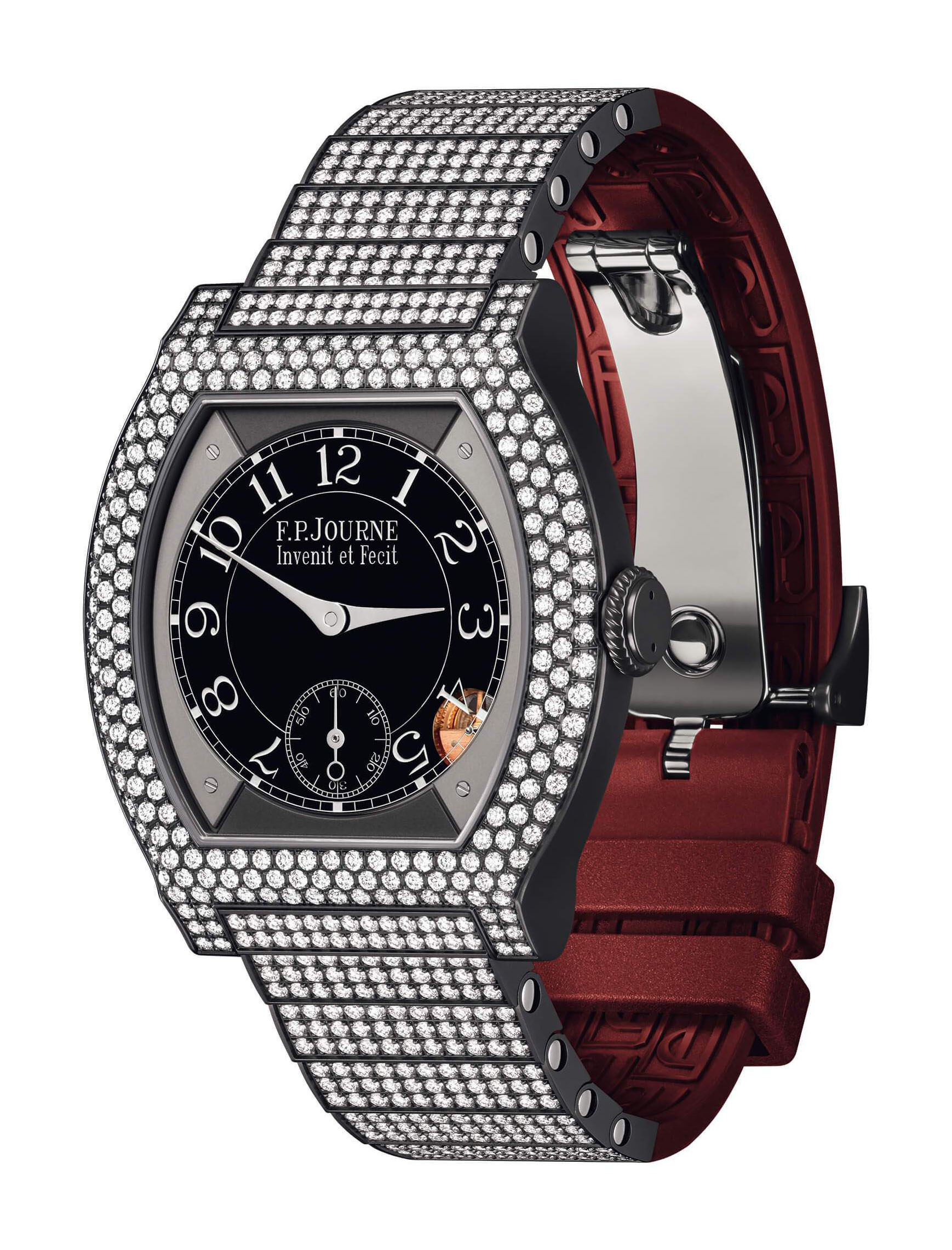 F.P.Journe élégante 40 Titalyt 12 Rows of Diamonds with Set Bracelet watch