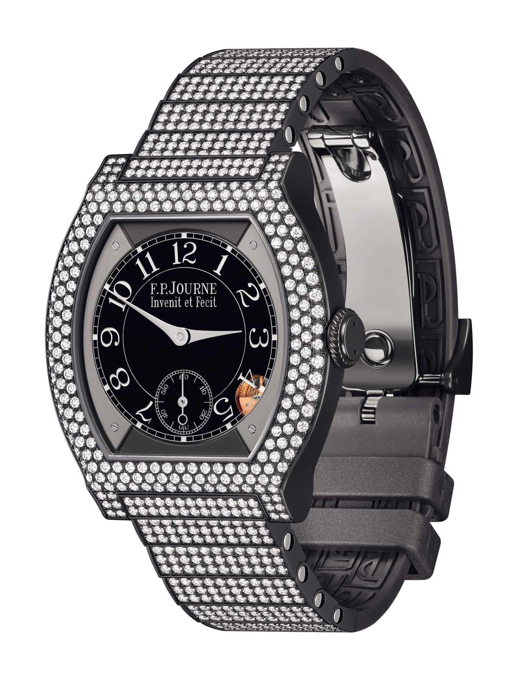 F.P.Journe élégante 40 Titalyt 12 Rows of Diamonds with Set Bracelet watch
