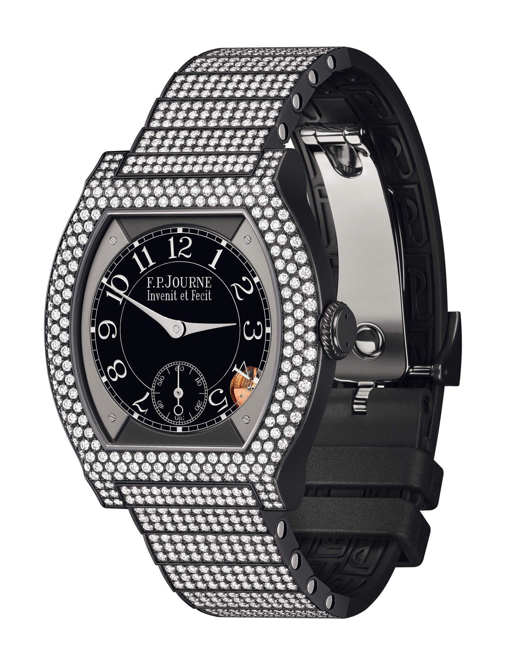 F.P.Journe élégante 40 Titalyt 12 Rows of Diamonds with Set Bracelet watch