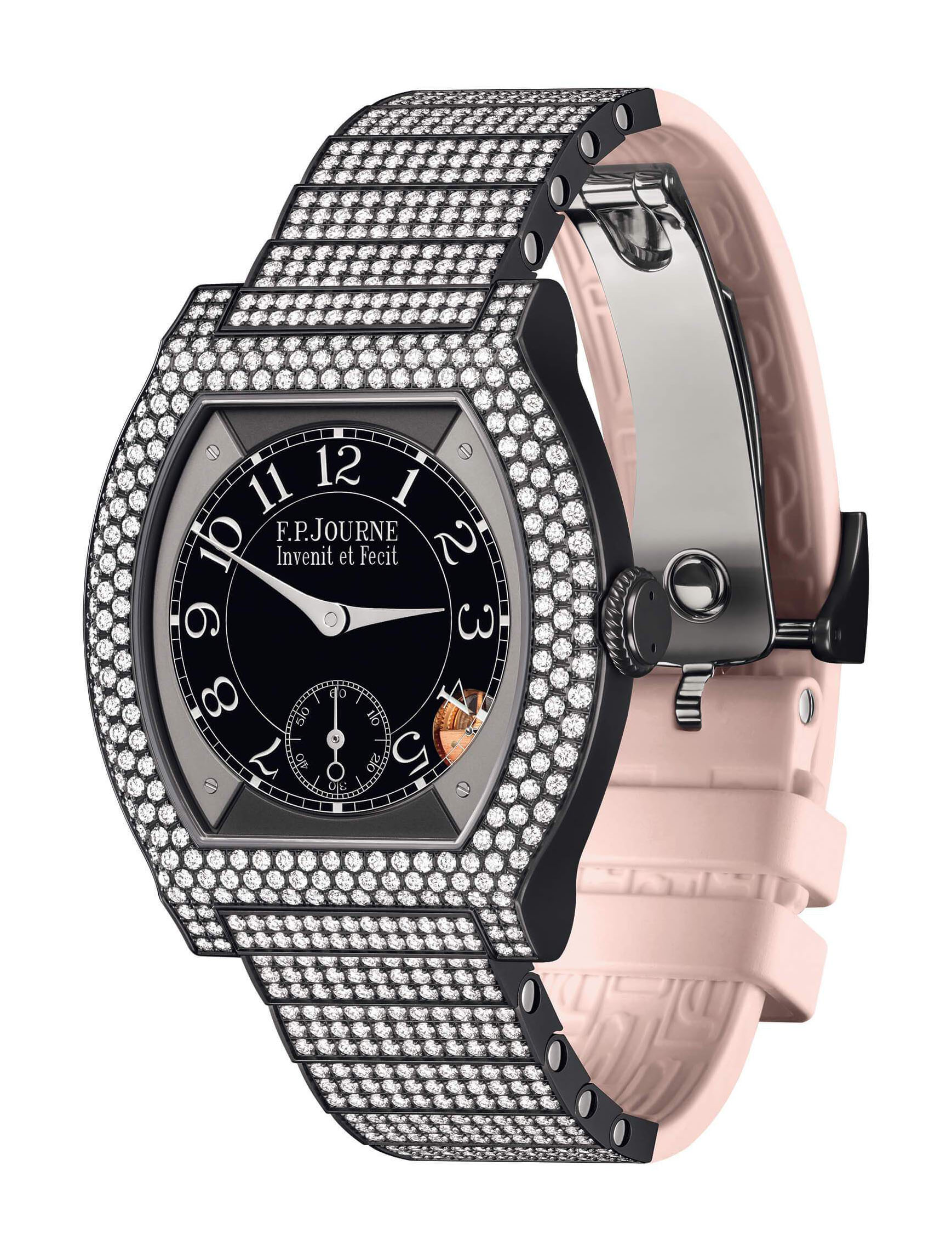 F.P.Journe élégante 40 Titalyt 12 Rows of Diamonds with Set Bracelet watch