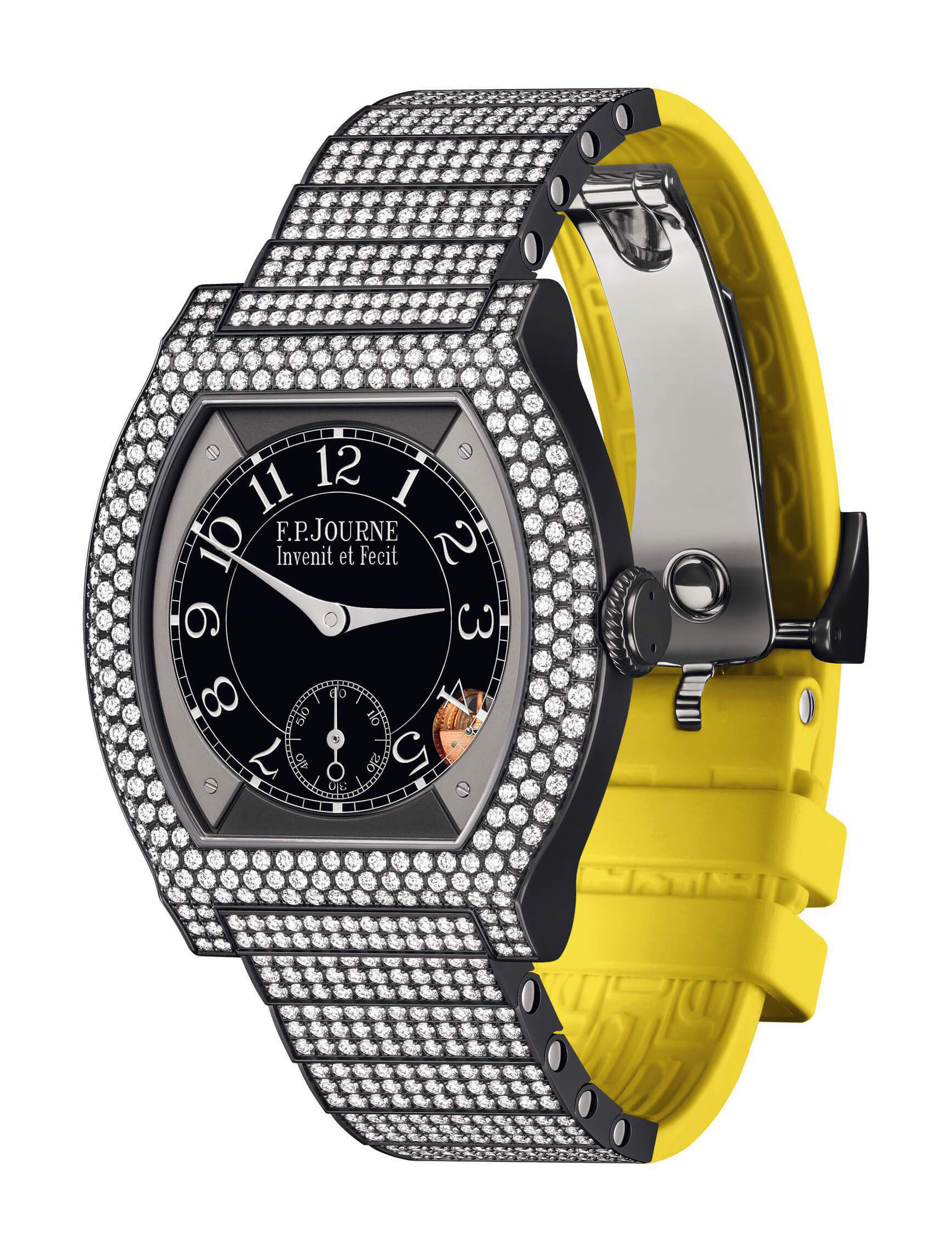 F.P.Journe élégante 40 Titalyt 12 Rows of Diamonds with Set Bracelet watch
