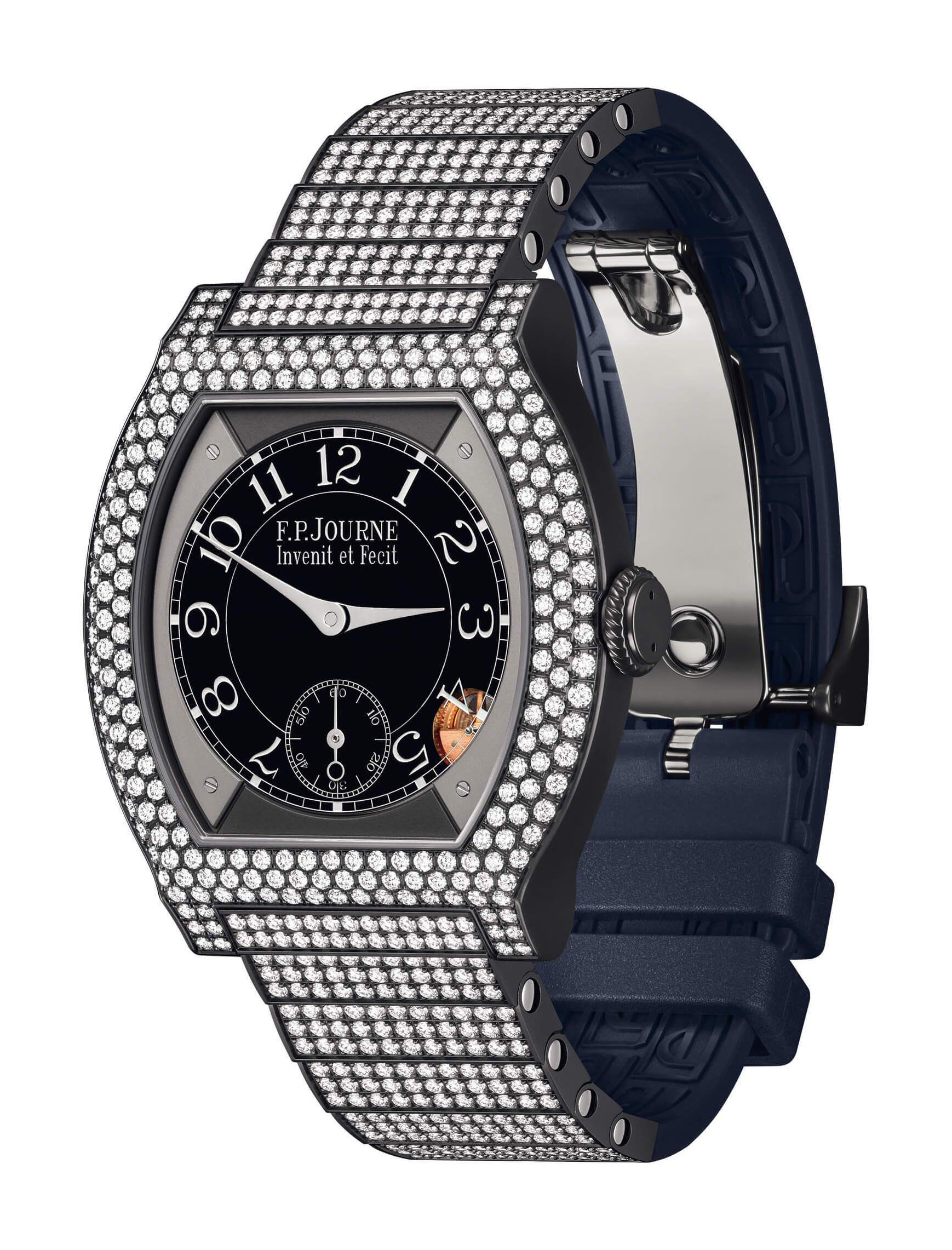 F.P.Journe élégante 40 Titalyt 12 Rows of Diamonds with Set Bracelet watch