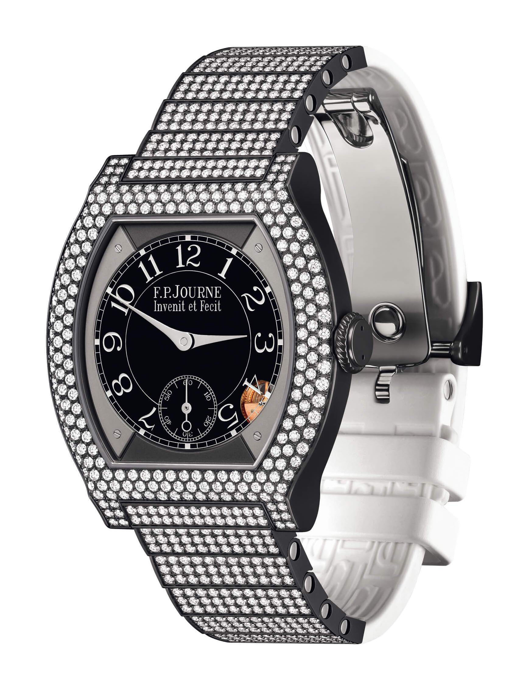F.P.Journe élégante 40 Titalyt 12 Rows of Diamonds with Set Bracelet watch