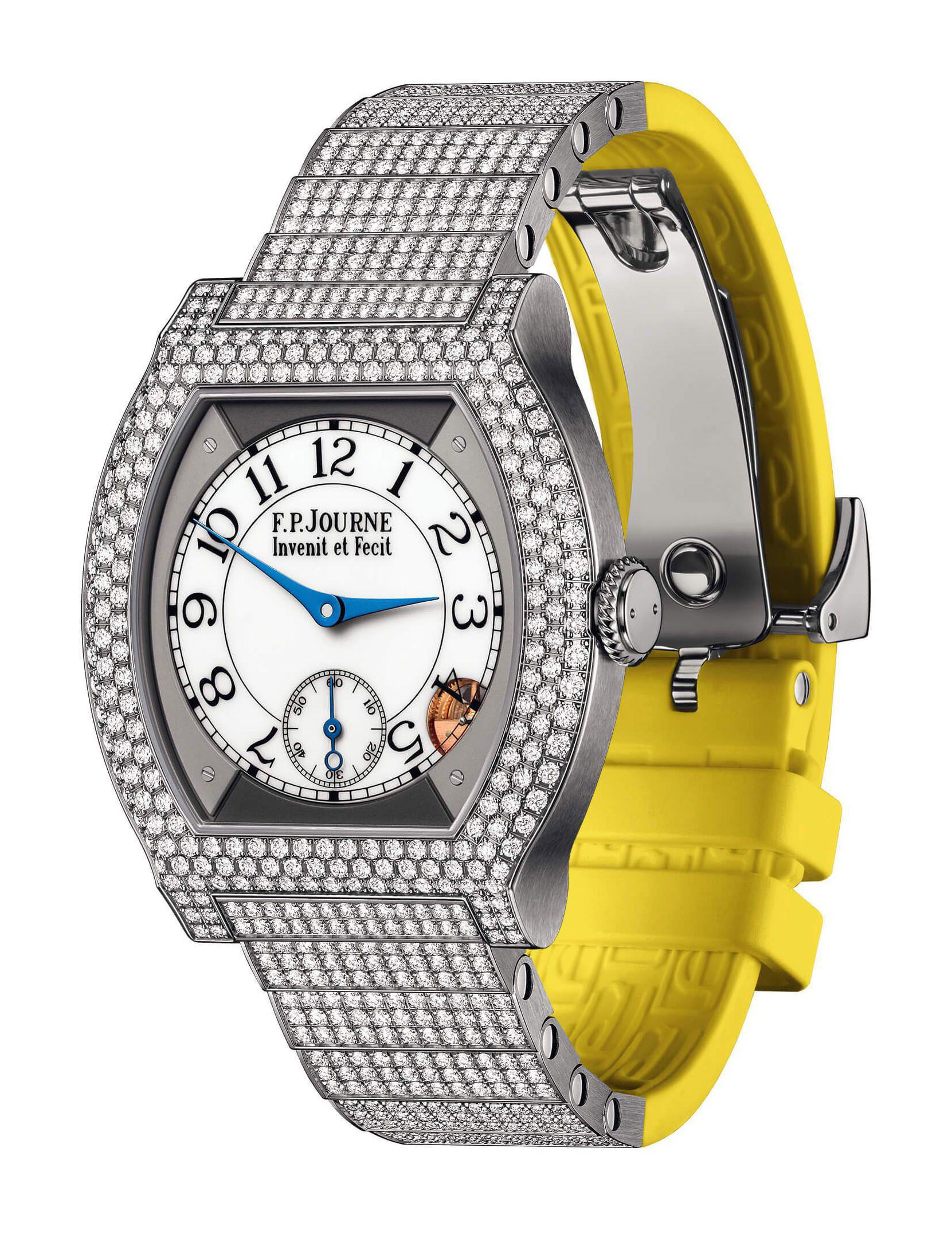 F.P.Journe élégante 40 Titanium 12 Rows of Diamonds with Set Bracelet watch