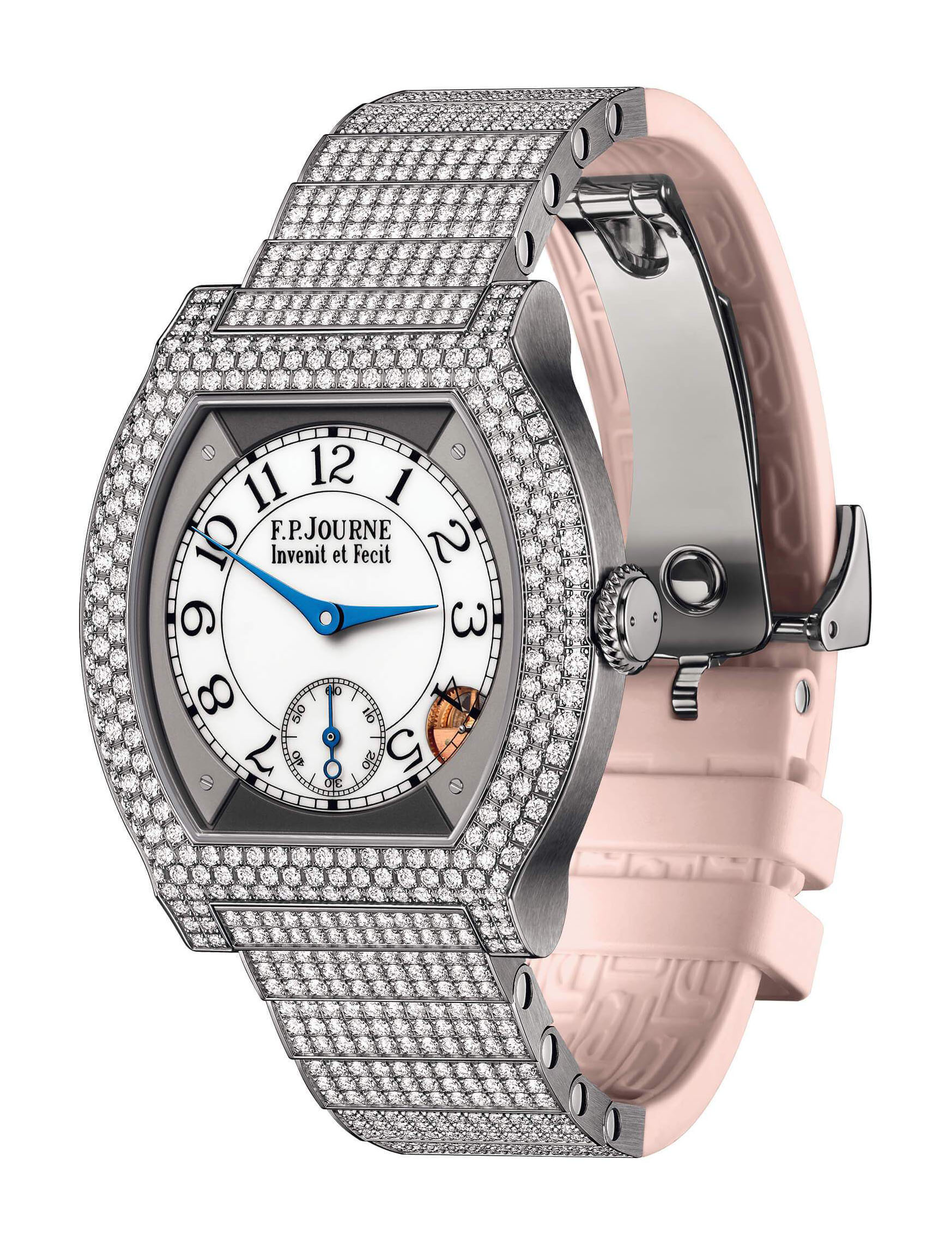 F.P.Journe élégante 40 Titanium 12 Rows of Diamonds with Set Bracelet watch
