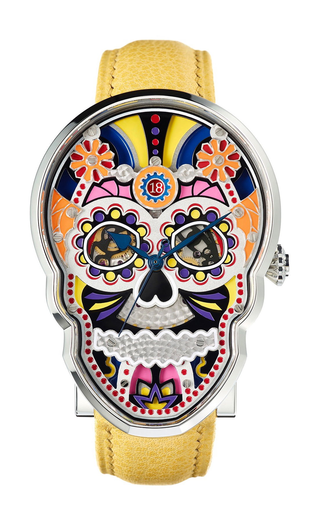 Fiona Krüger Celebartion Skull watch