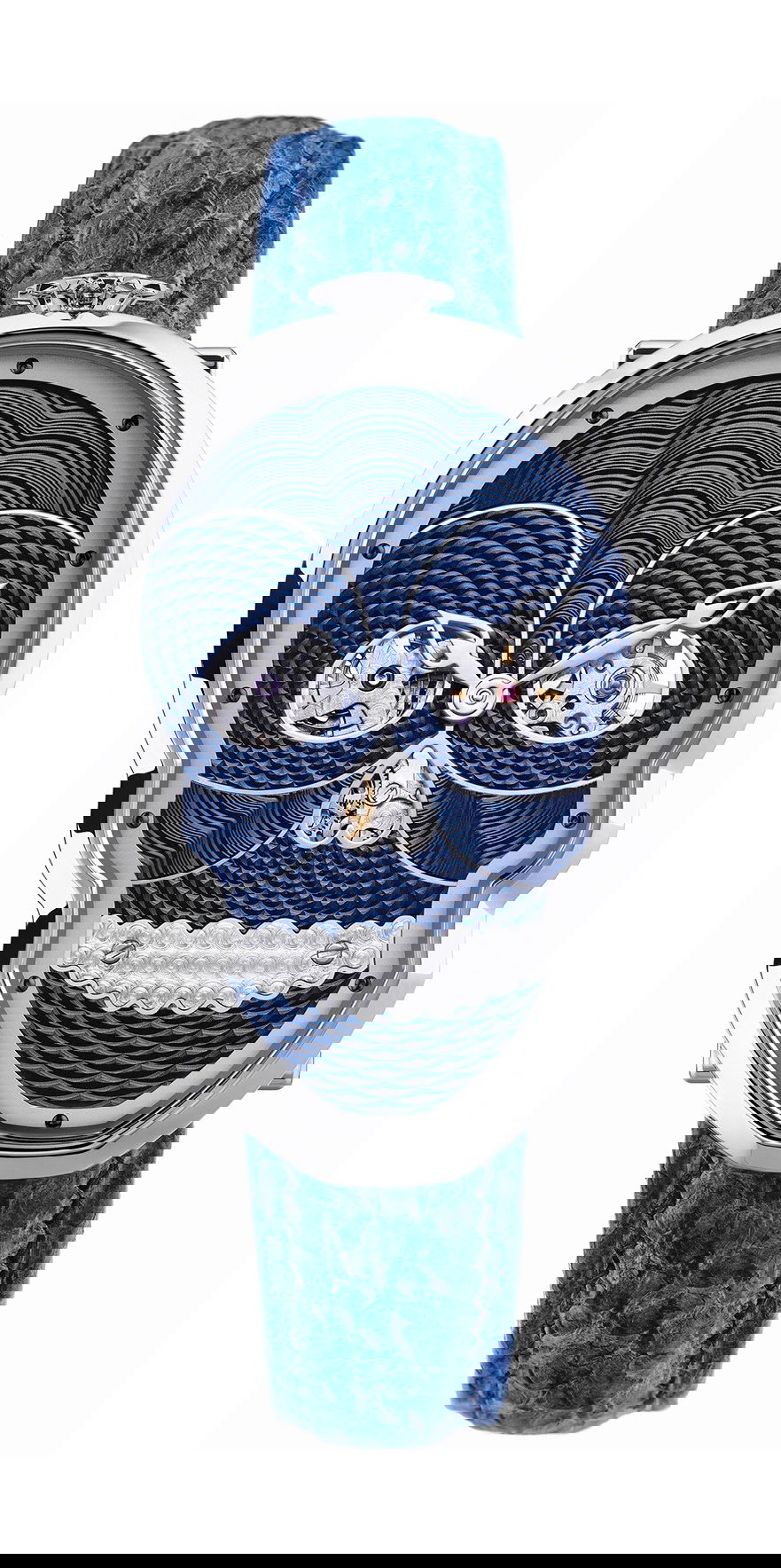 Fiona Krüger Petit Skull (Blue) watch