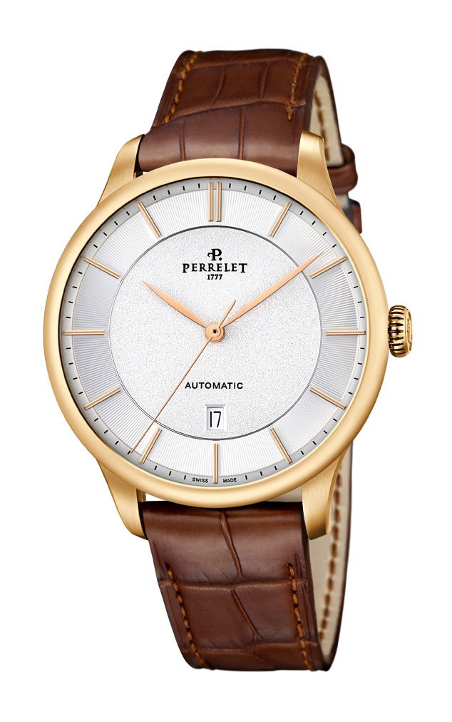 Perrelet First Class 3 Hands Gold watch