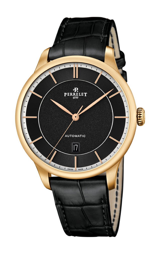 Perrelet First Class 3 Hands Gold watch