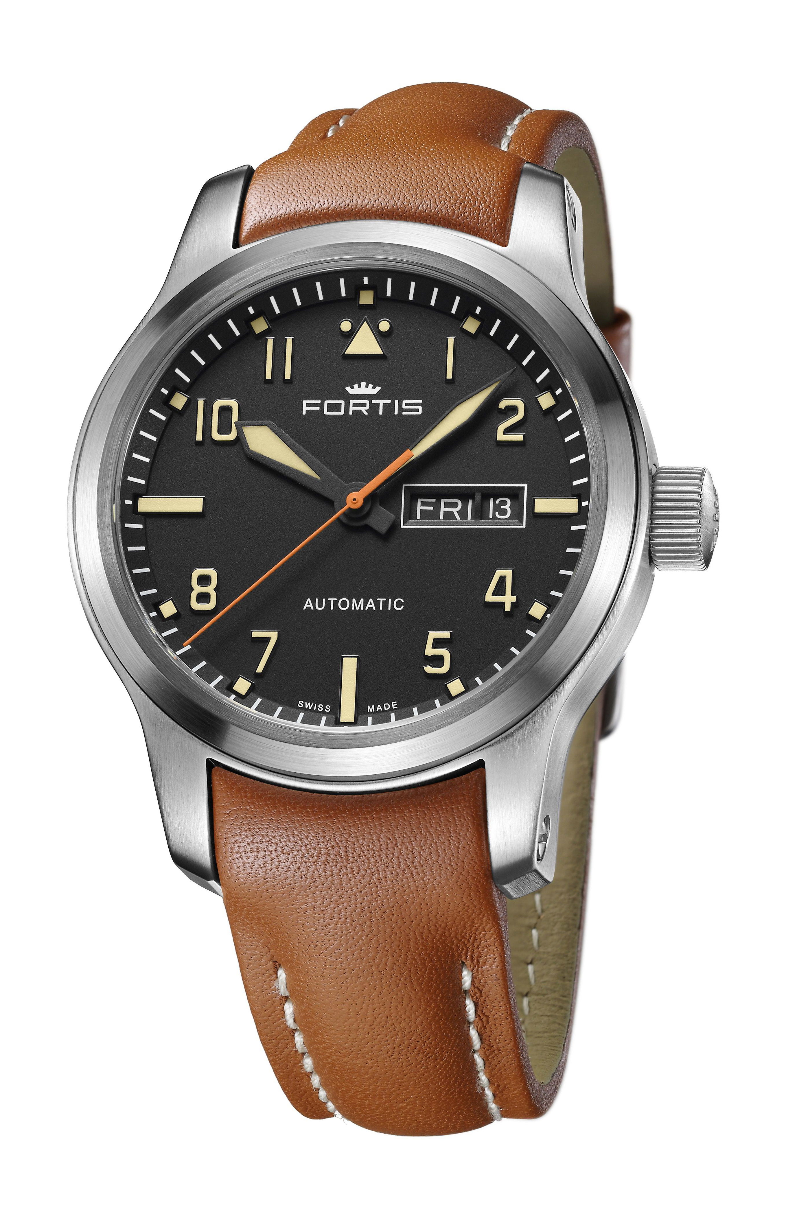 Fortis Aeromaster Old Radium Day-Date watch