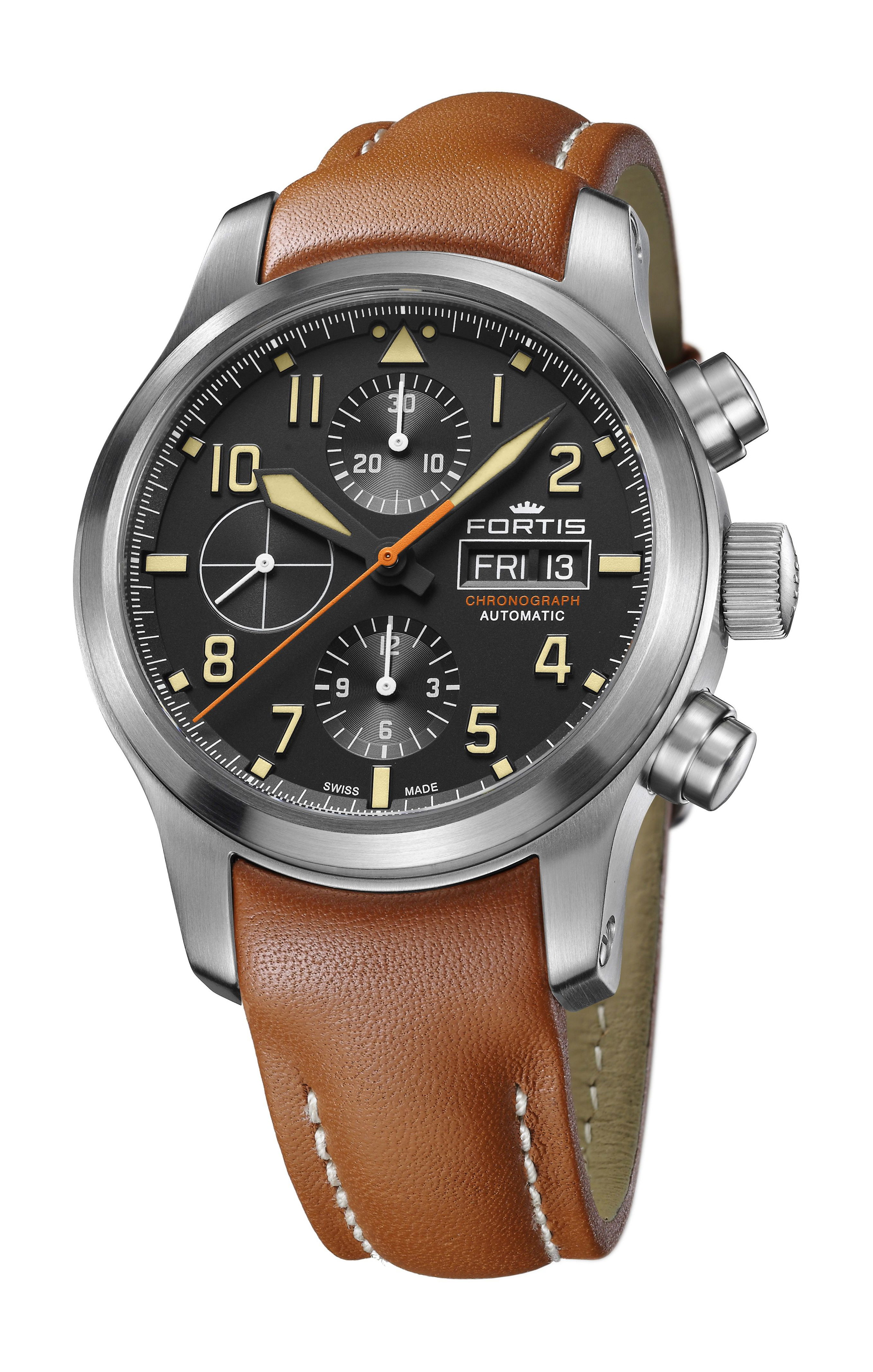 Fortis Aeromaster Old Radium Chronograph watch