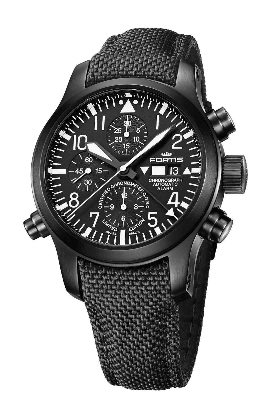 Fortis Aeromaster Professional Alarm Chronograph