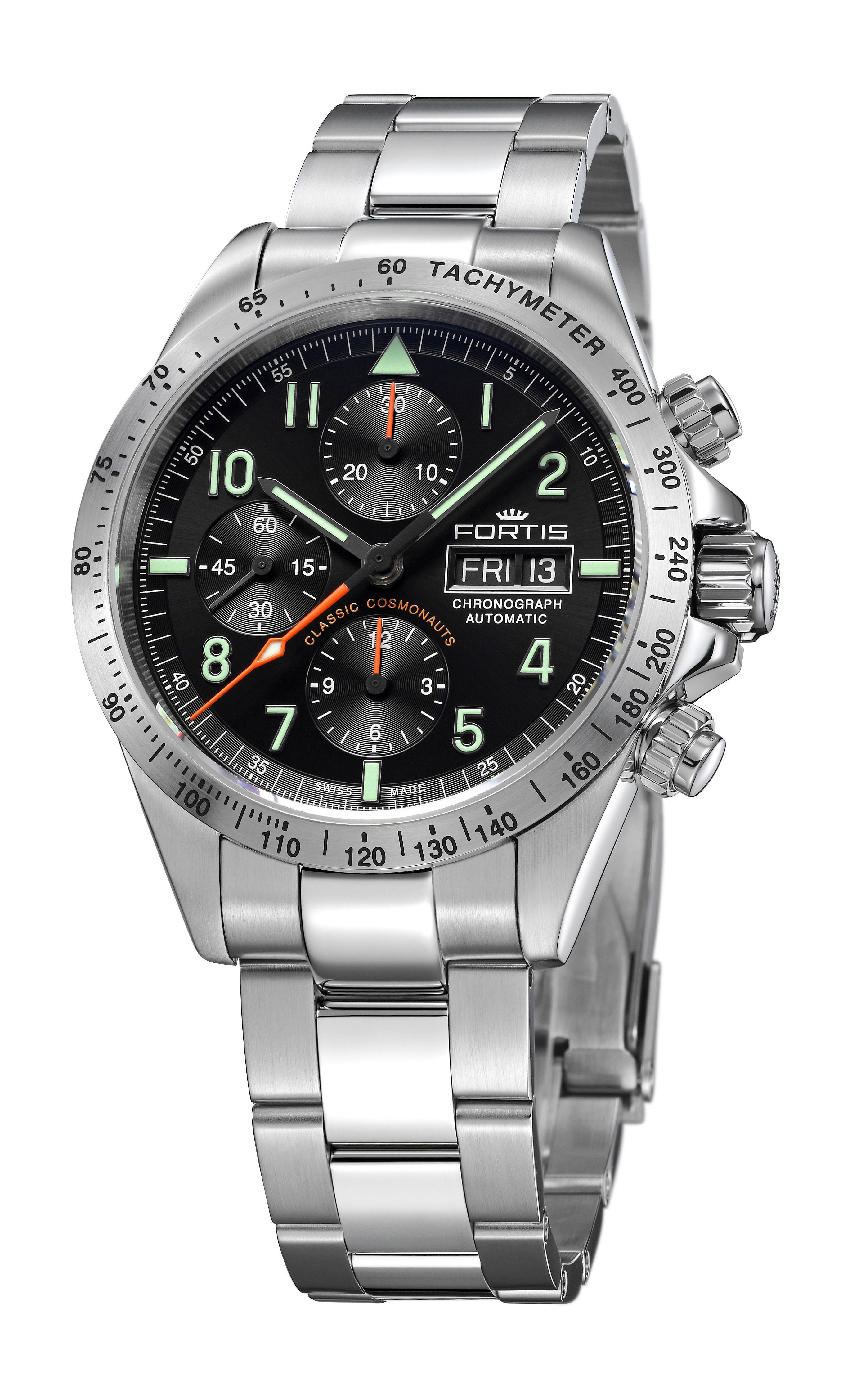 Fortis Classic Cosmonauts Steel p.m.