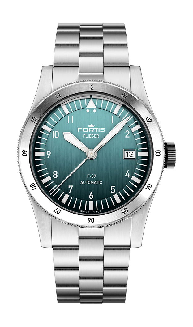 Fortis Flieger F-39 Petrol watch