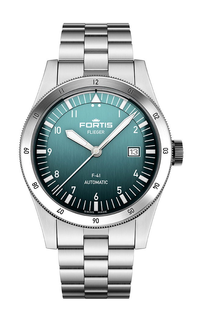 Fortis Flieger F-41 Petrol watch