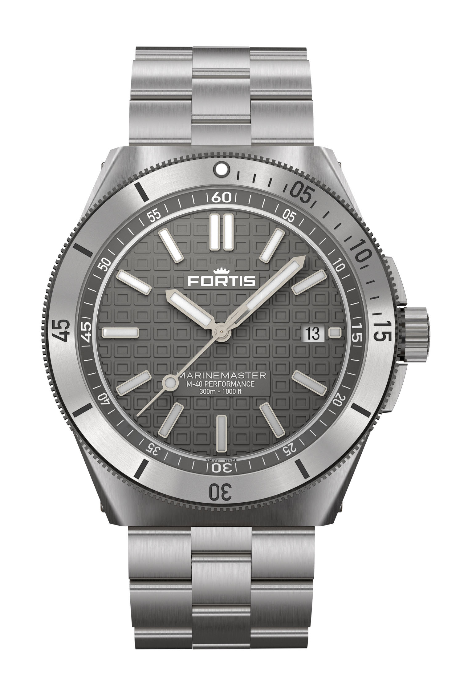 Fortis Marinemaster M-40 Rockstone Gray watch