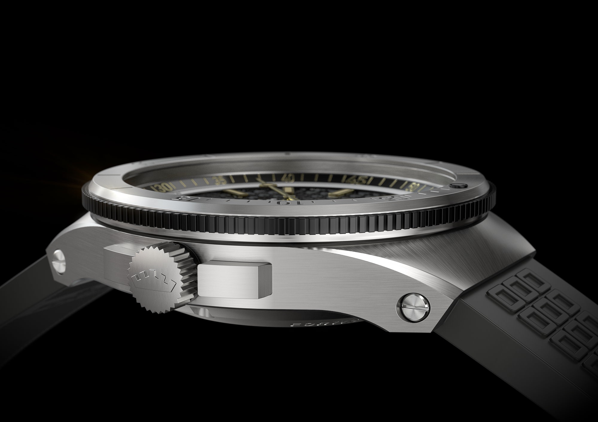 Fortis Marinemaster M-44 Black Resin - View 3